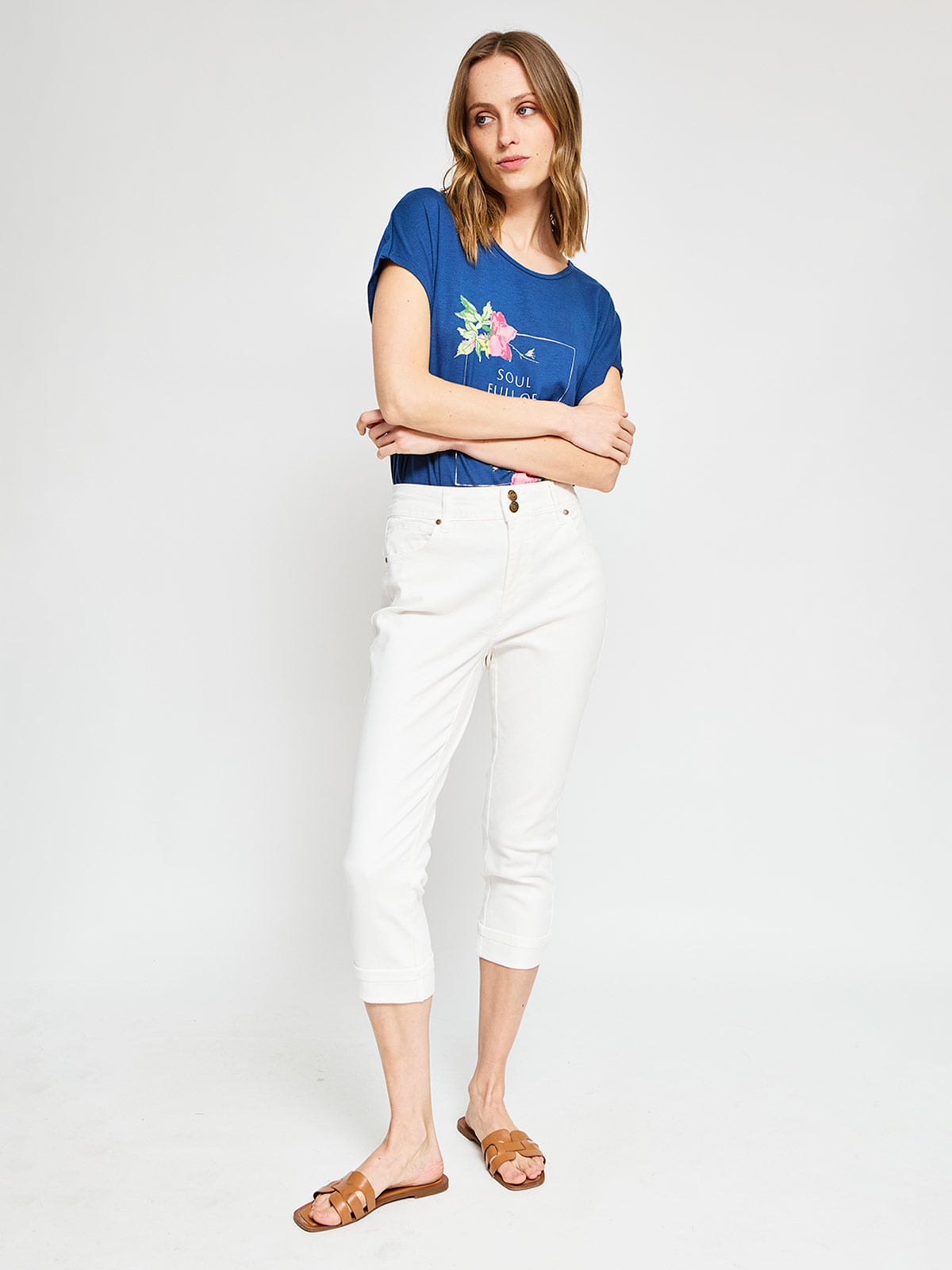 POLO MANGA CORTA MUJER AZIZ ESTAMPADA - 4