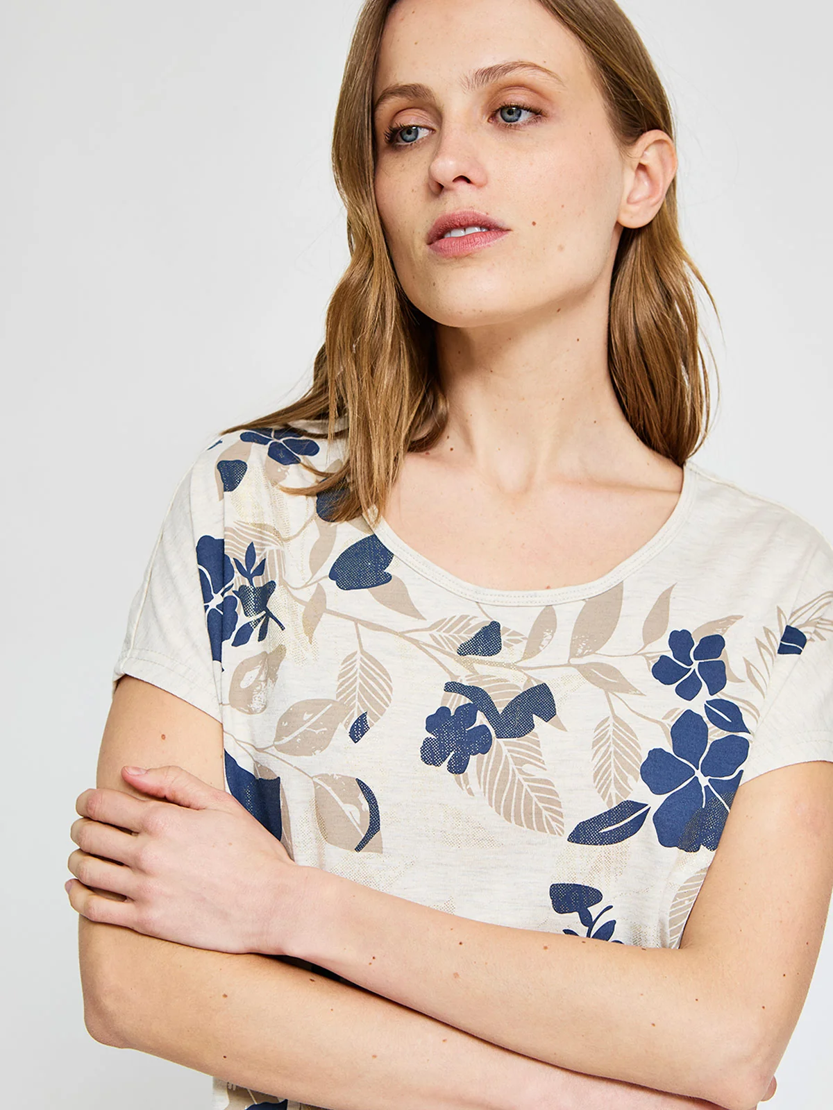 POLO MANGA CORTA MUJER AZIZ ESTAMPADA - 3
