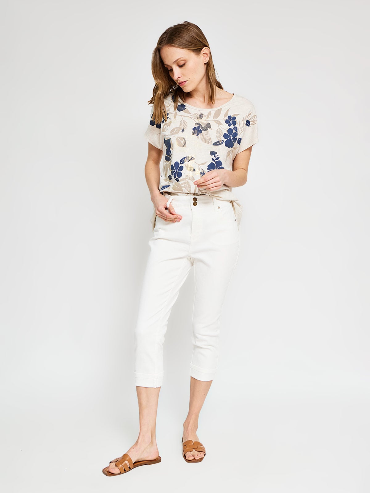 POLO MANGA CORTA MUJER AZIZ ESTAMPADA - 4