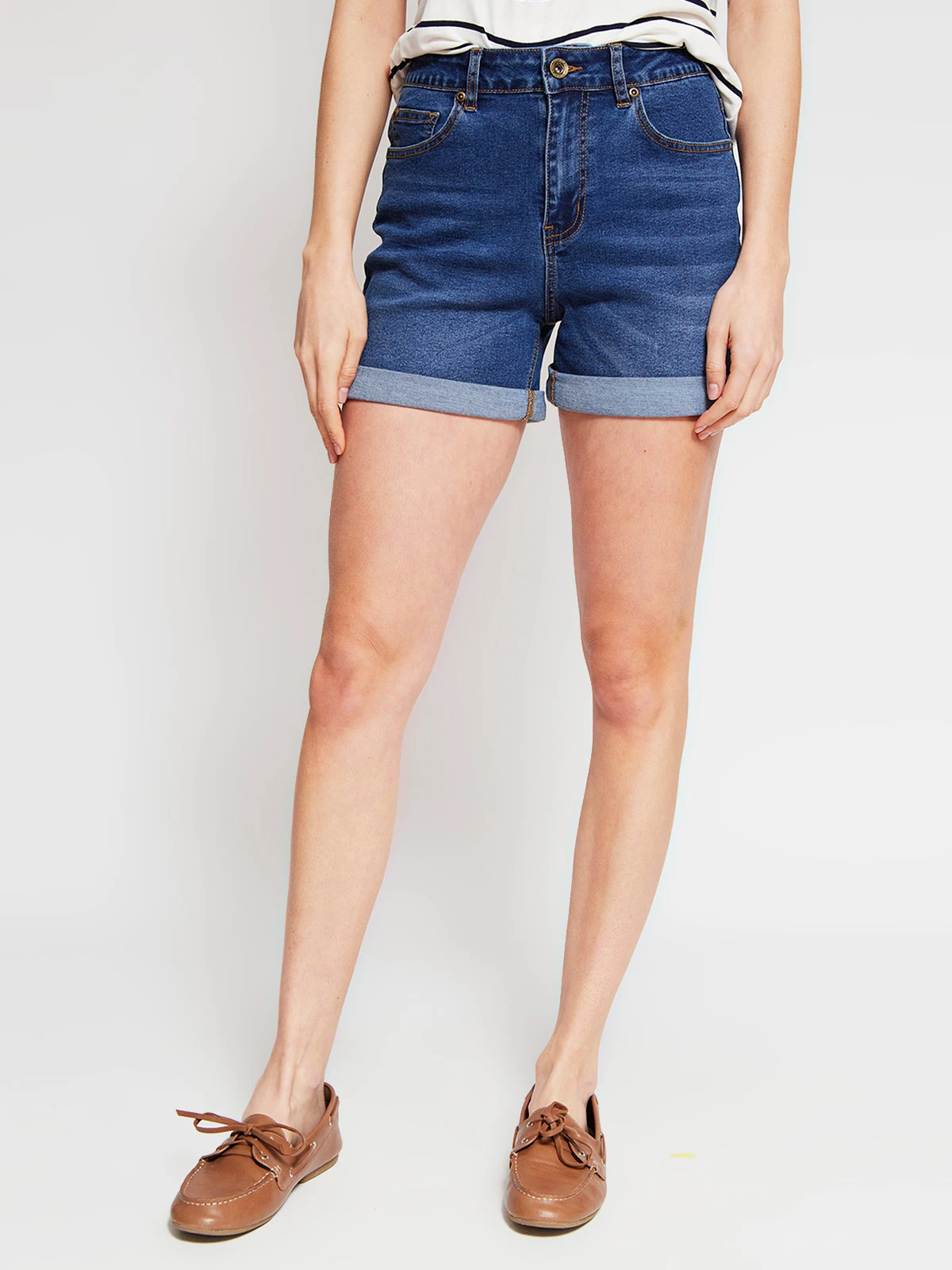 SHORT MUJER NAVIGATA DENIM - 2