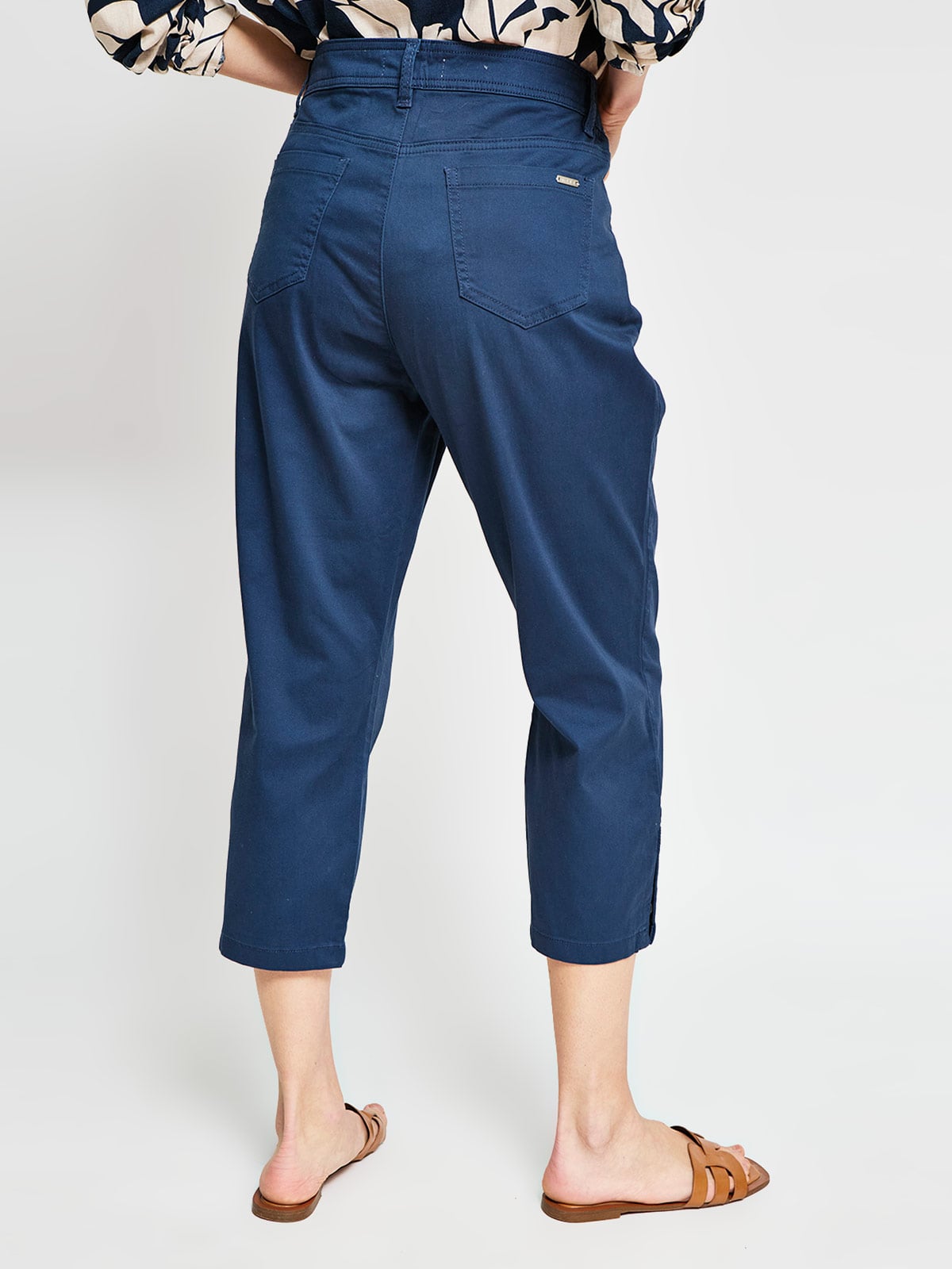 PANTALÓN ALGODÓN CAPRI MUJER AZIZ - 3