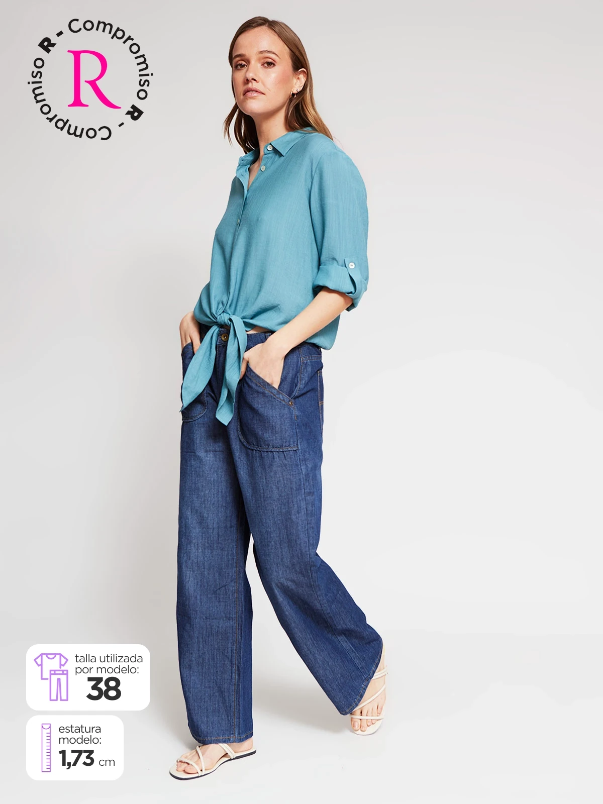 PANTALÓN REGULAR MUJER NAVIGATA - 1