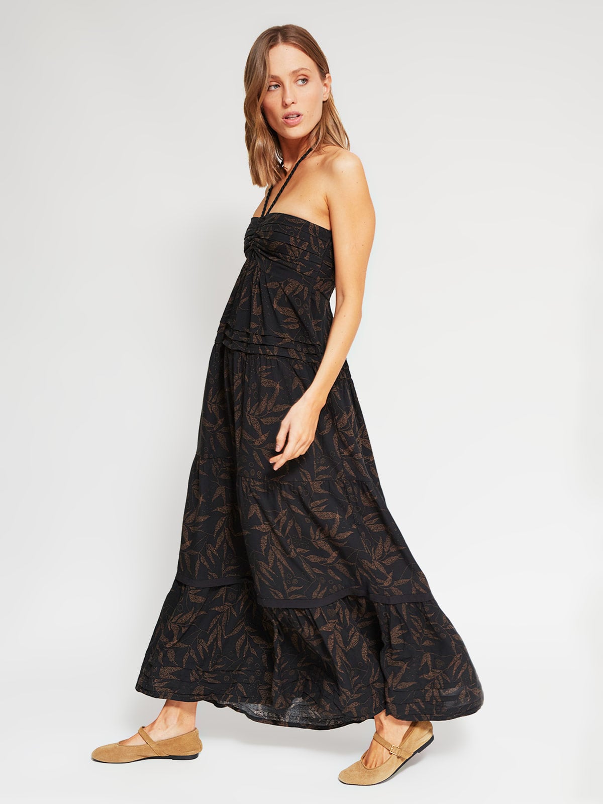 VESTIDO LARGO MUJER NAVIGATA HALTER - 2