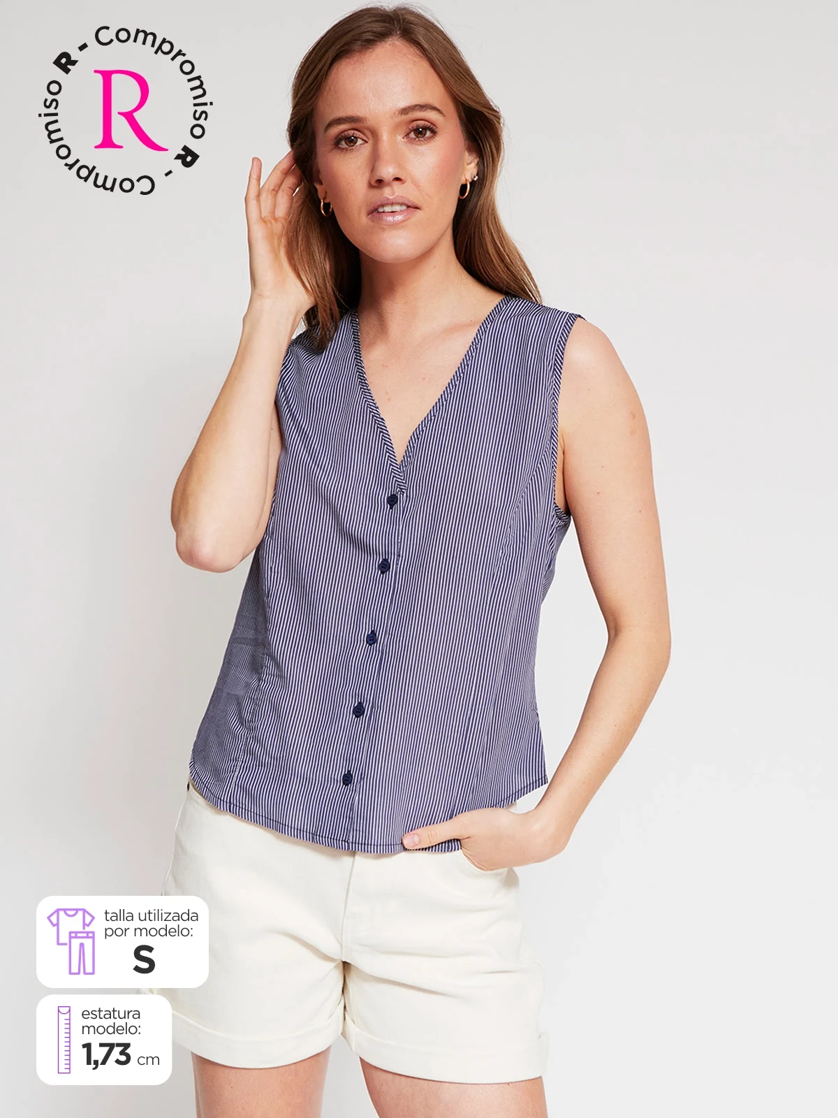 BLUSA SIN MANGAS MUJER NAVIGATA - 1