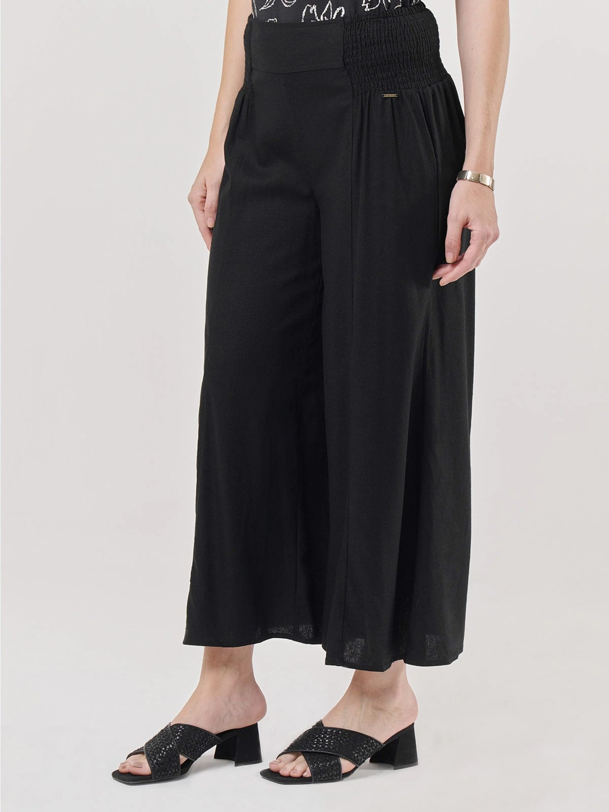 PANTALÓN LINO REGULAR MUJER AZIZ - 3