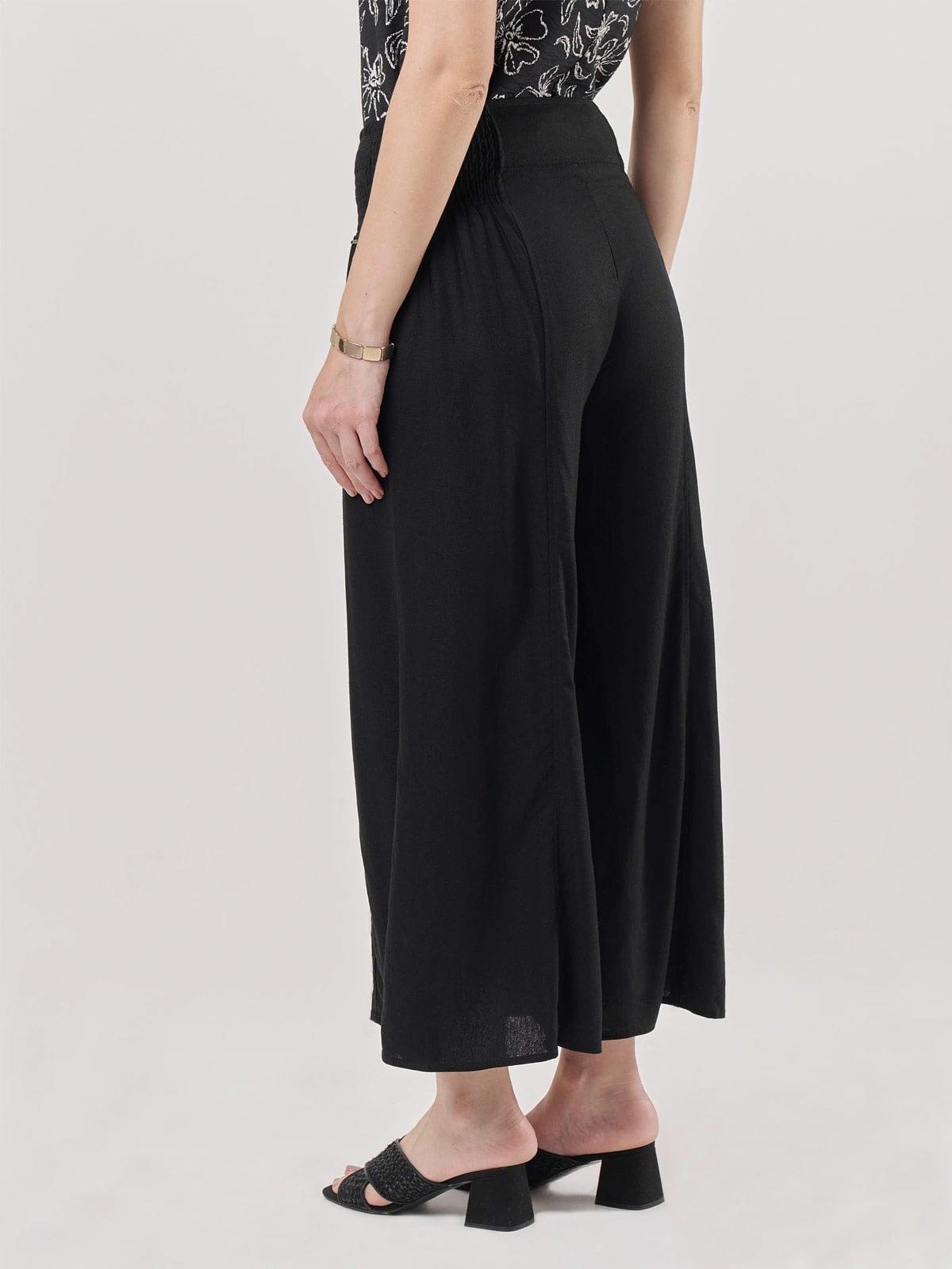 PANTALÓN LINO REGULAR MUJER AZIZ - 4