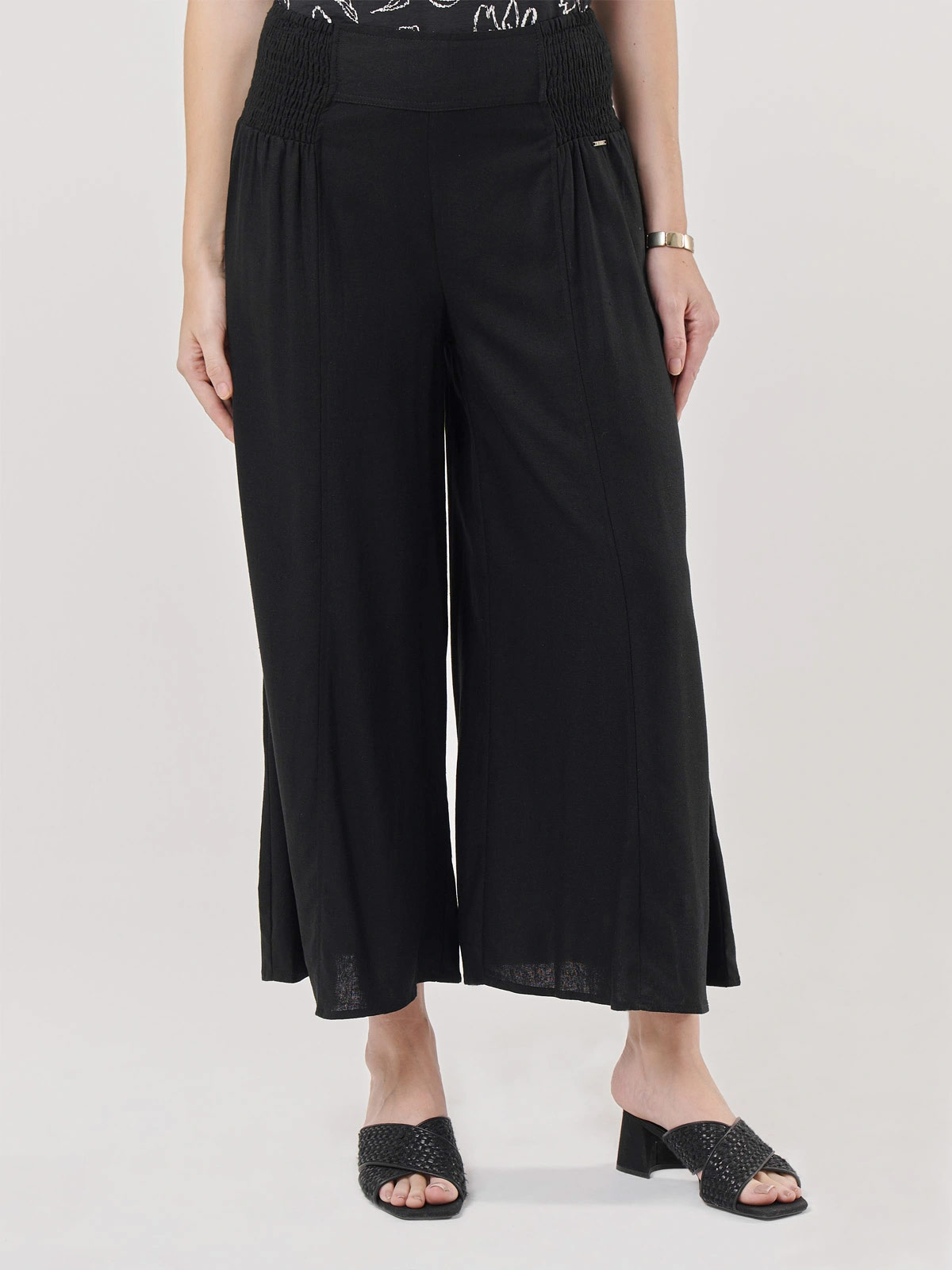 PANTALÓN LINO REGULAR MUJER AZIZ - 2