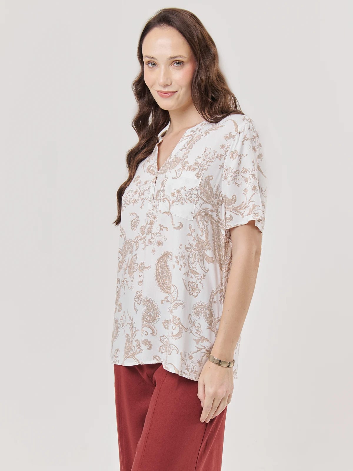 PANTALÓN LINO REGULAR MUJER AZIZ - 2