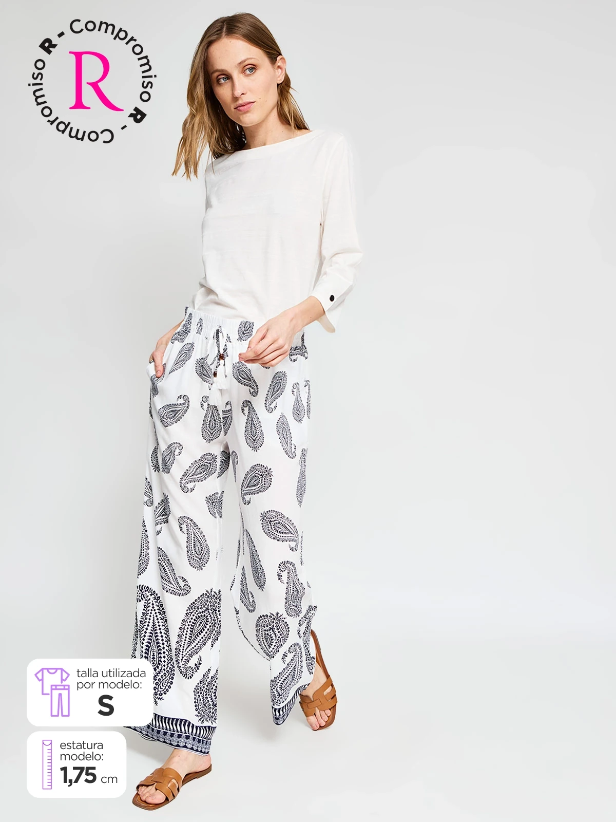 PANTALÓN REGULAR MUJER AZIZ - 1