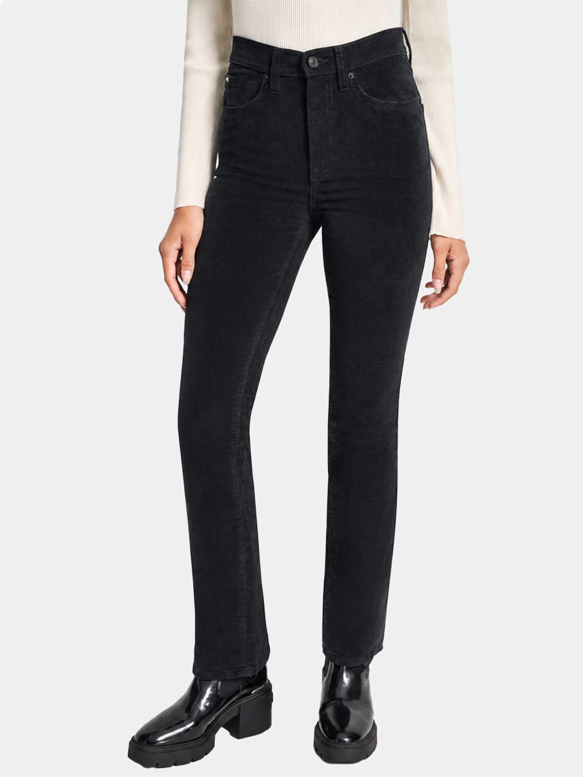 PANTALÓN RECTO MUJER DKNY NEGRO DJ5M4171-BLK - 2