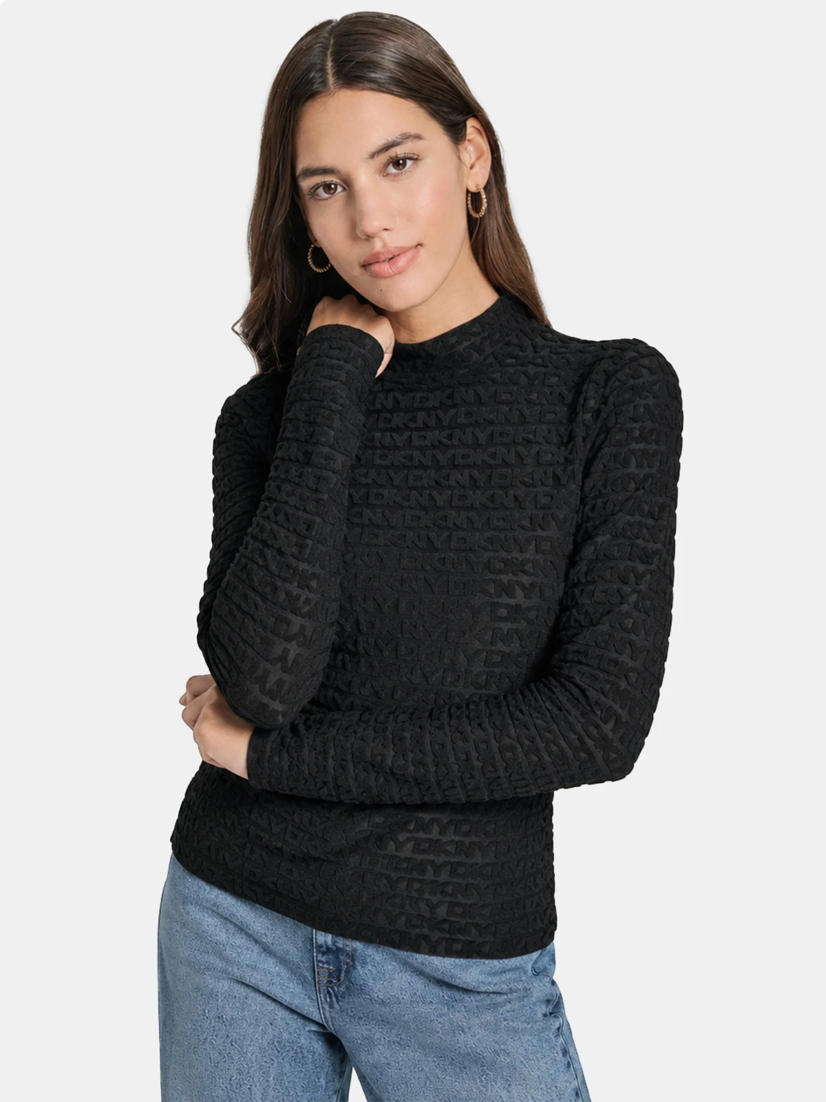 POLO MUJER DKNY NEGRO DJ5T1570-BLK - 1