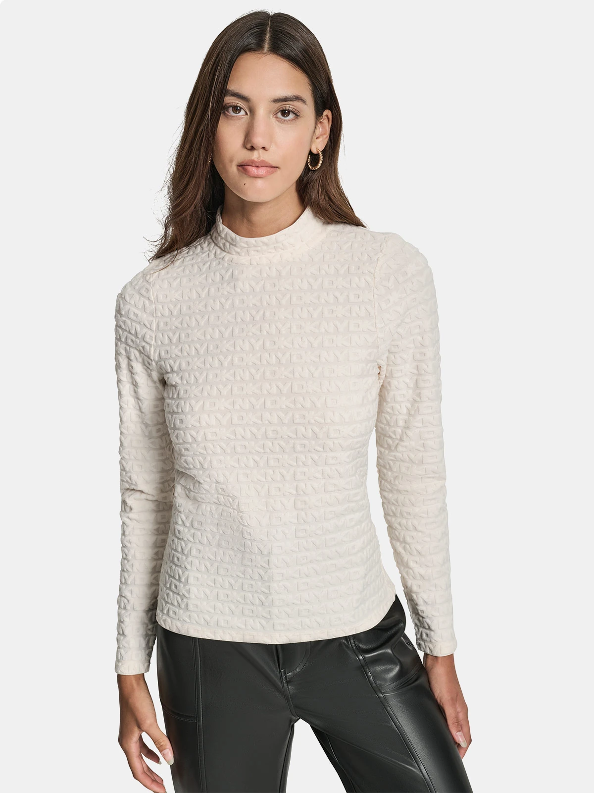 POLO MUJER DKNY BEIGE DJ5T1570-EN2 - 1