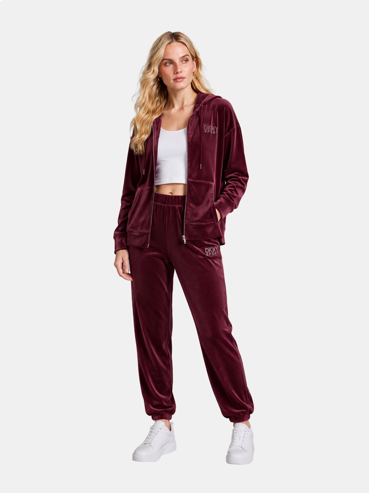 PANTALÓN JOGGER MUJER DKNY ROJO DP5P3702-2EQ - 5