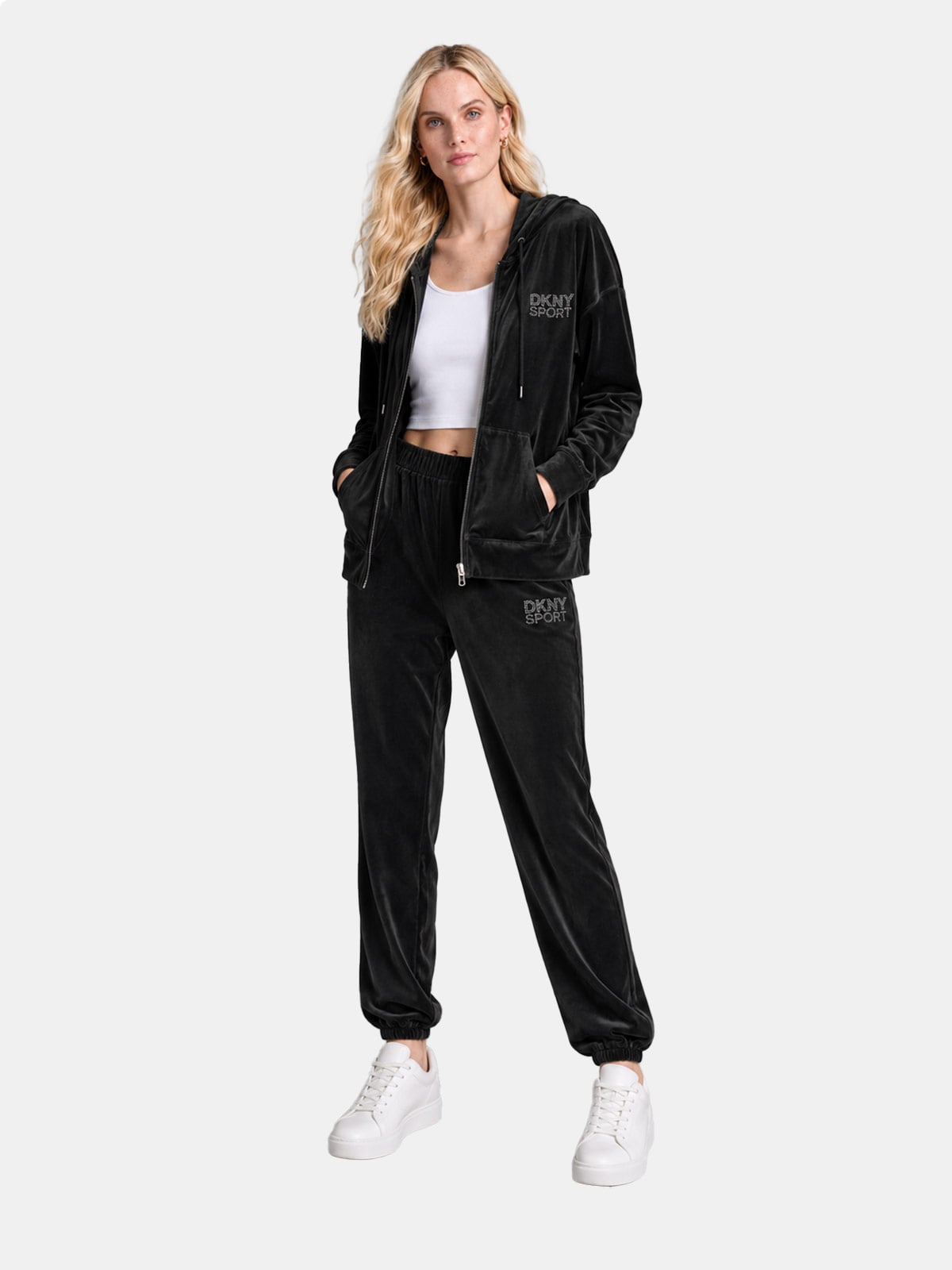 PANTALÓN JOGGER MUJER DKNY NEGRO DP5P3702-BLK - 1