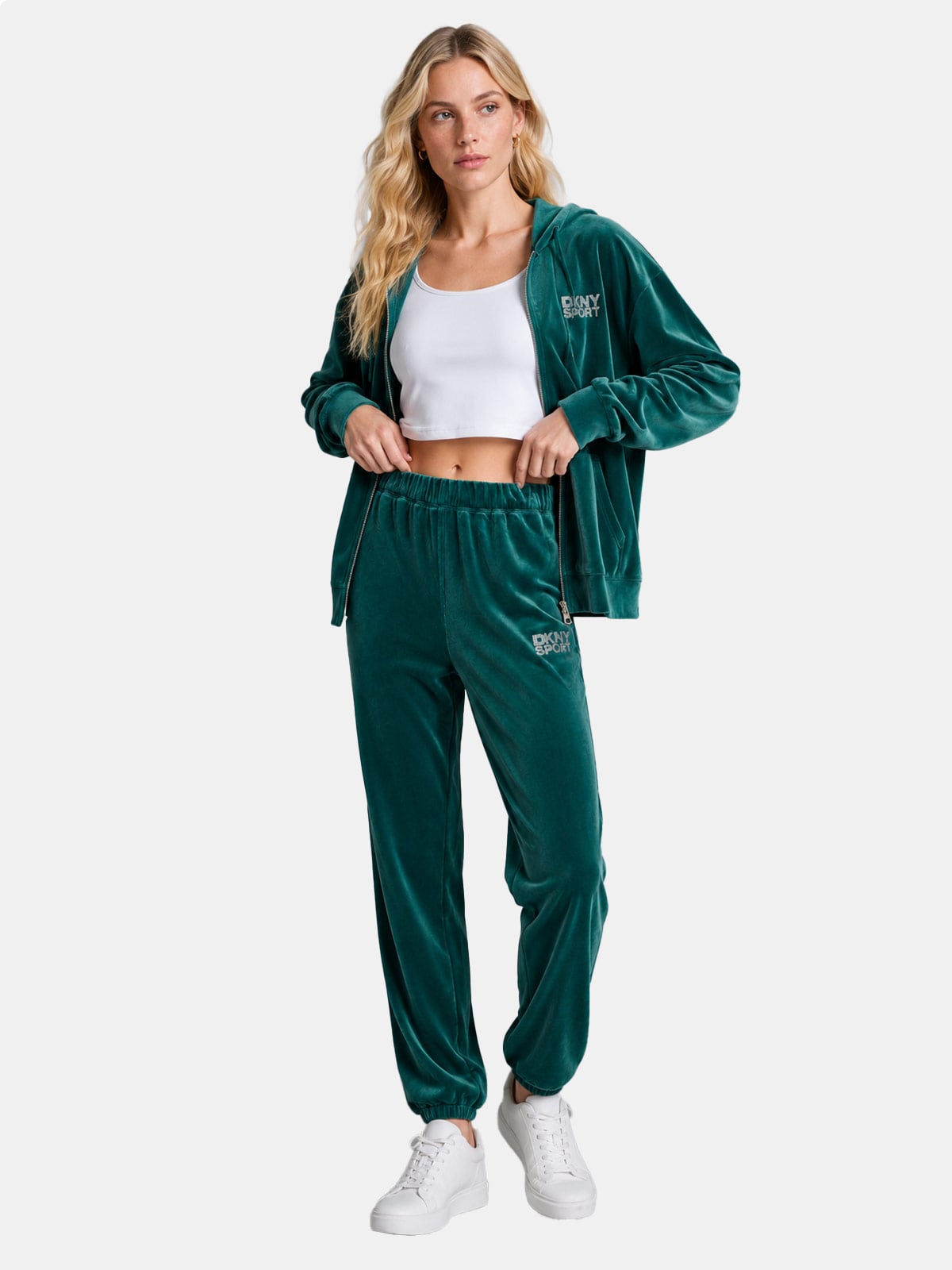 PANTALÓN JOGGER MUJER DKNY VERDE DP5P3702-OFK - 1