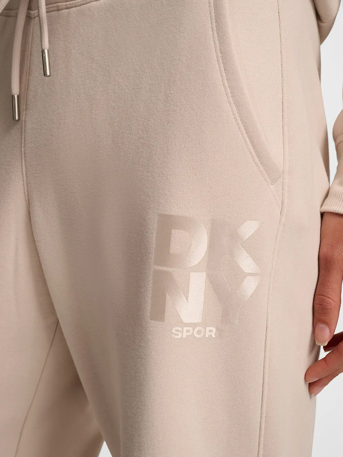 PANTALÓN WIDELEG MUJER DKNY BEIGE DP5P3758-OTA - 4