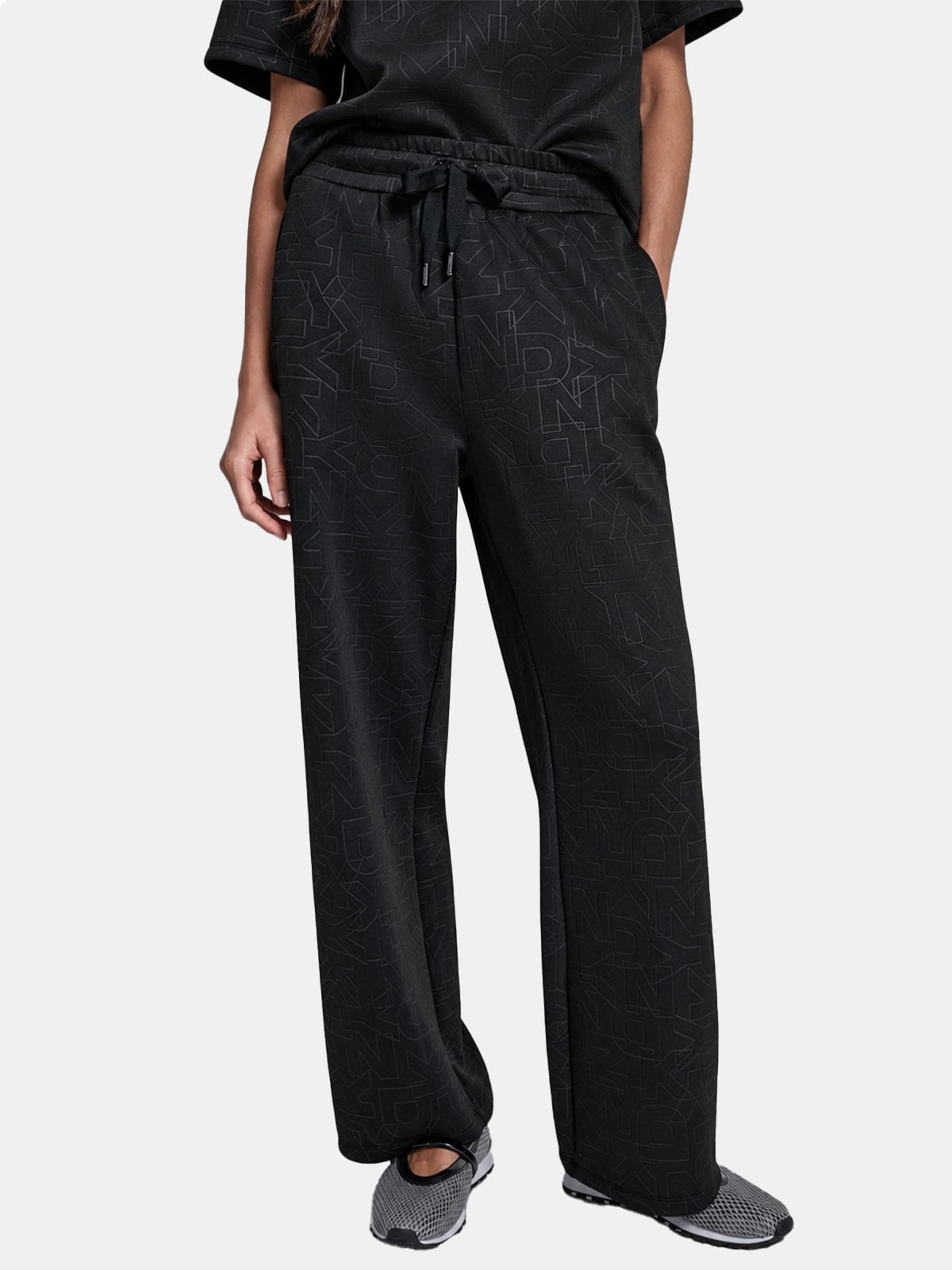 PANTALÓN WIDELEG MUJER DKNY NEGRO P5MF6CSD-BLK - 2