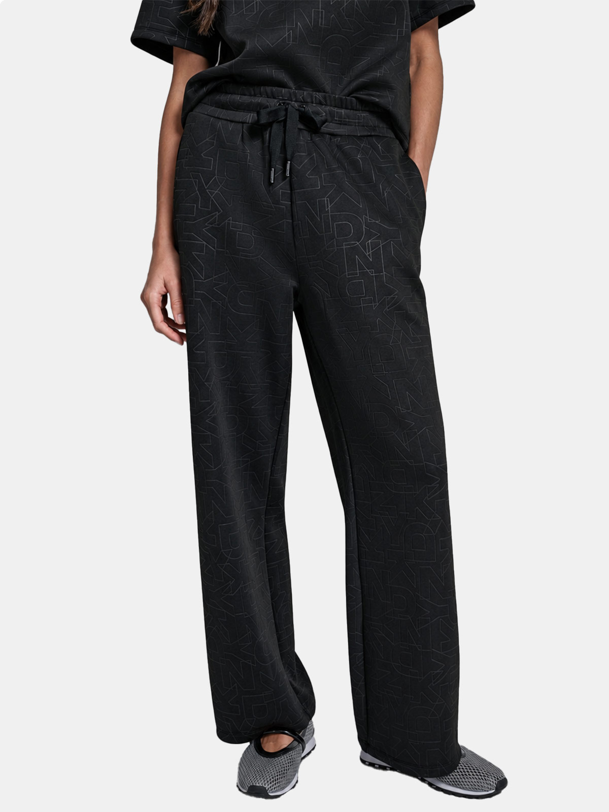 PANTALÓN WIDELEG MUJER DKNY NEGRO P5MF6CSD-BLK - 2