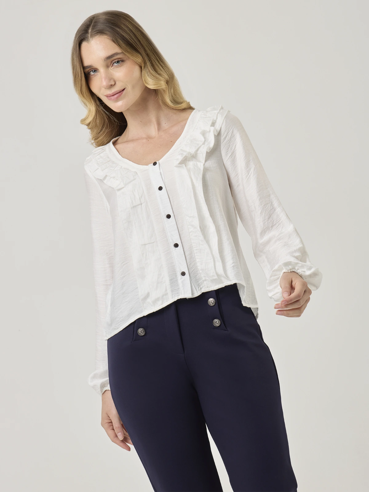 BLUSA MANGA LARGA MUJER NAVIGATA - 1