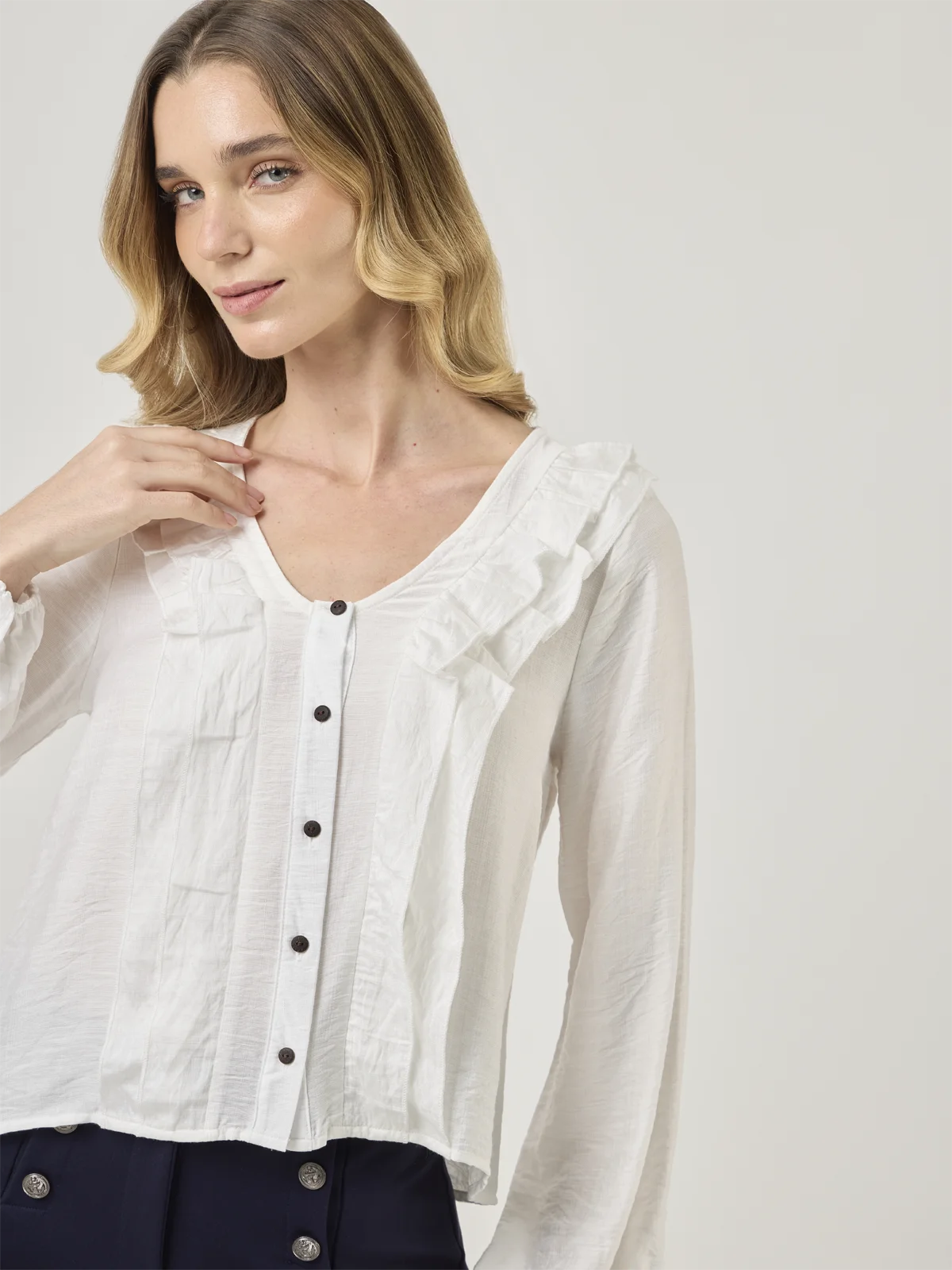 BLUSA MANGA LARGA MUJER NAVIGATA - 4
