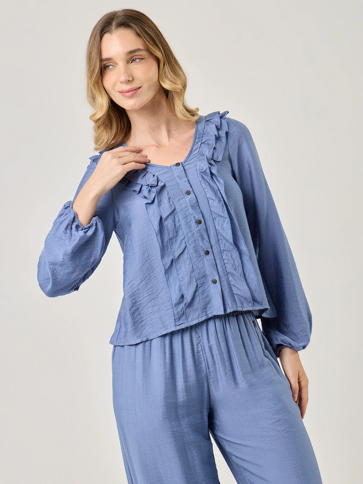BLUSA MANGA LARGA MUJER NAVIGATA - 1