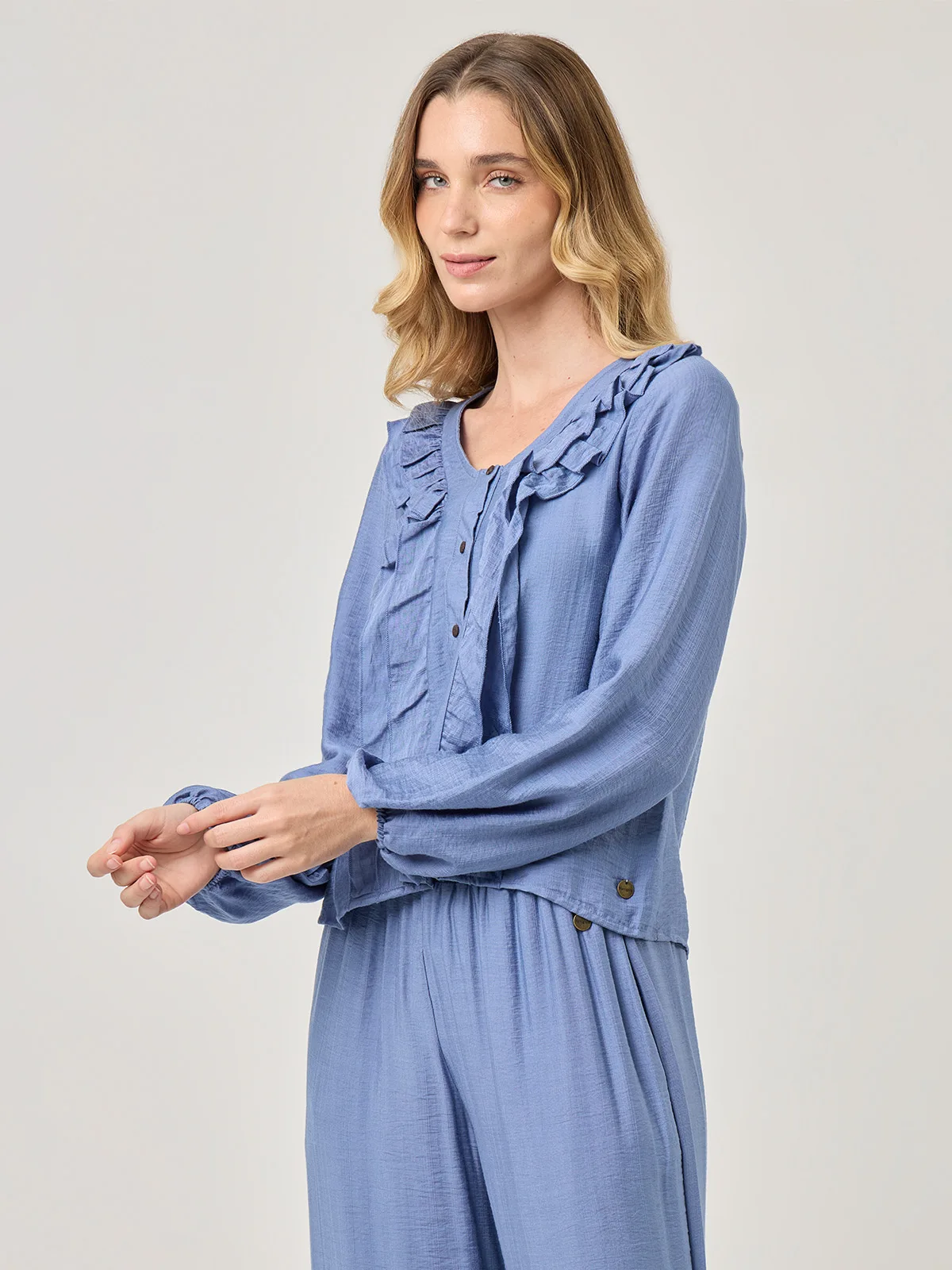 BLUSA MANGA LARGA MUJER NAVIGATA - 3