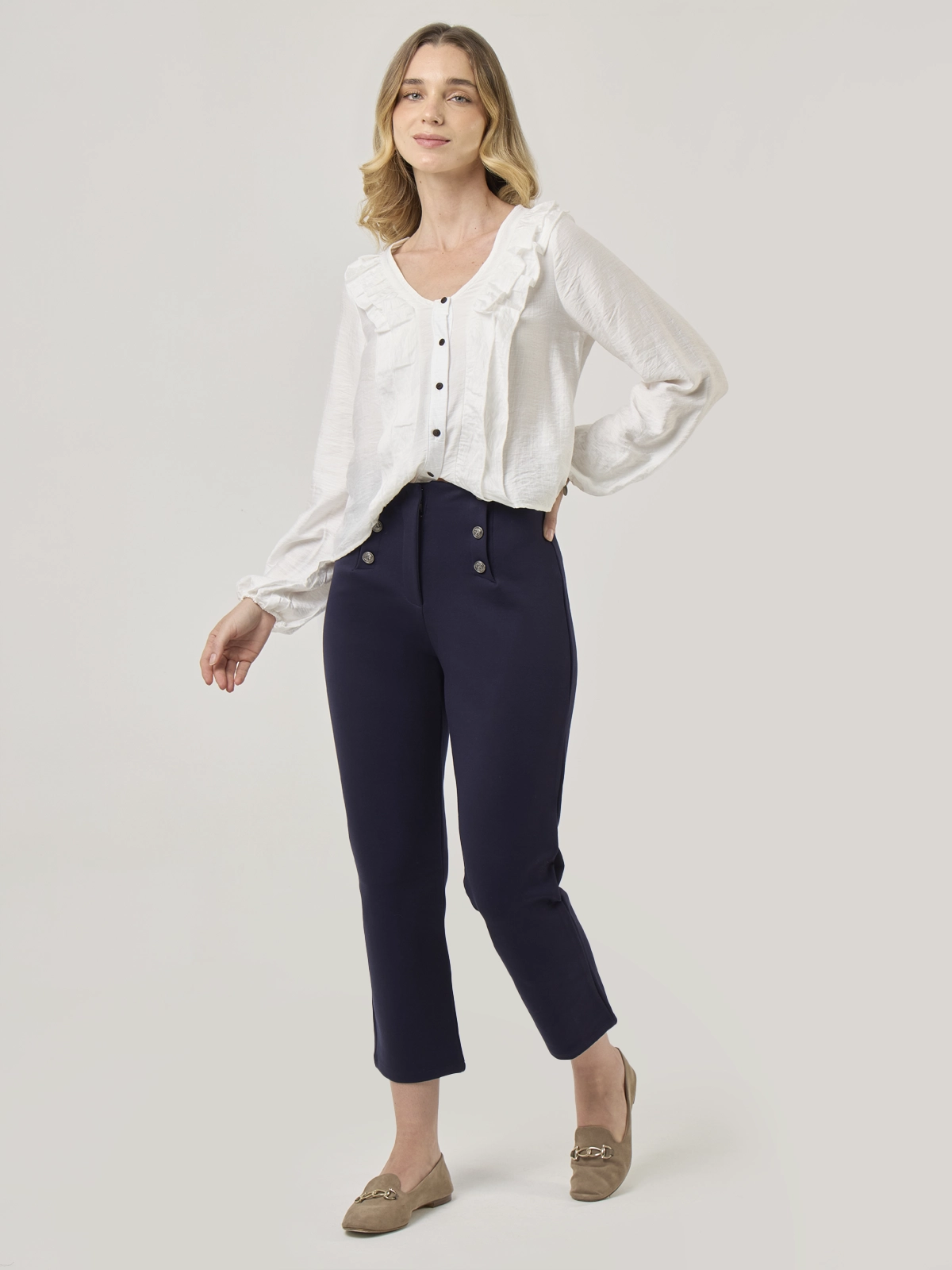 PANTALÓN REGULAR MUJER NAVIGATA - 1