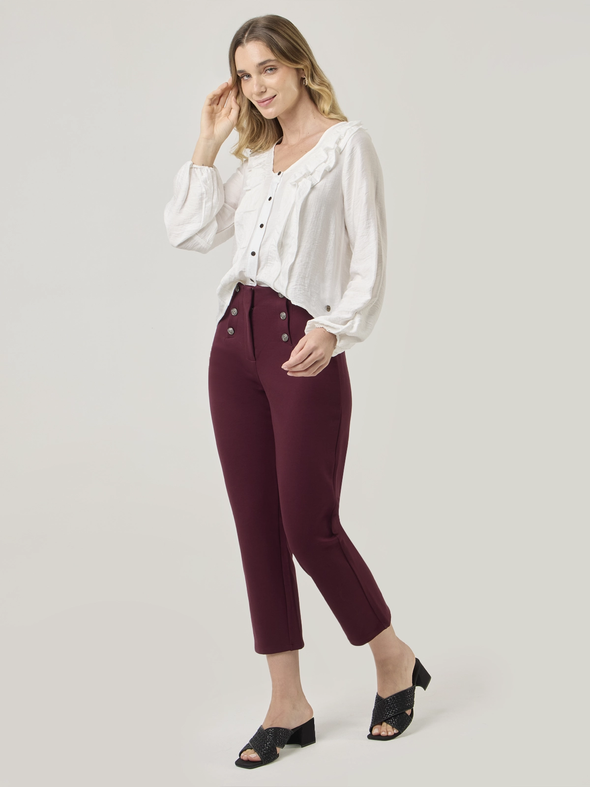 PANTALÓN REGULAR MUJER NAVIGATA - 1