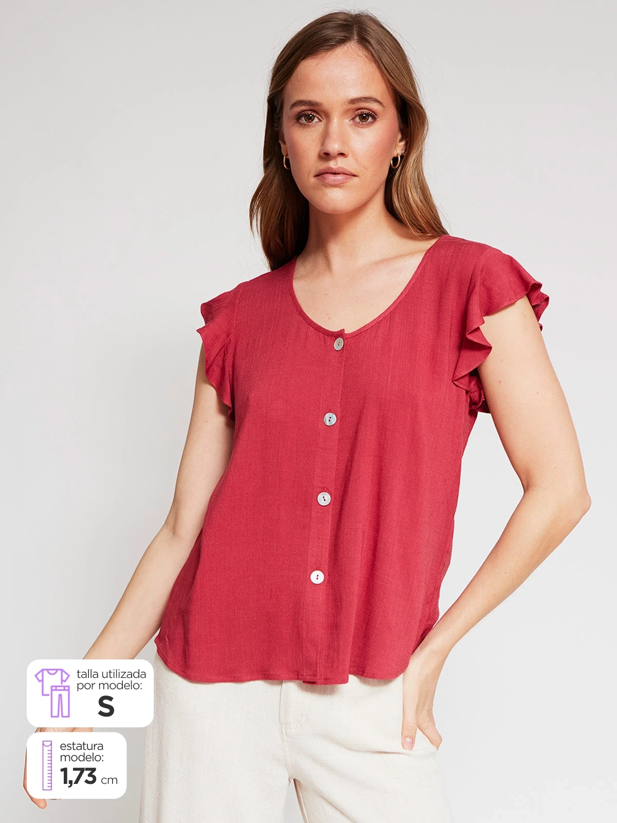 BLUSA MANGA CORTA MUJER NAVIGATA - 1