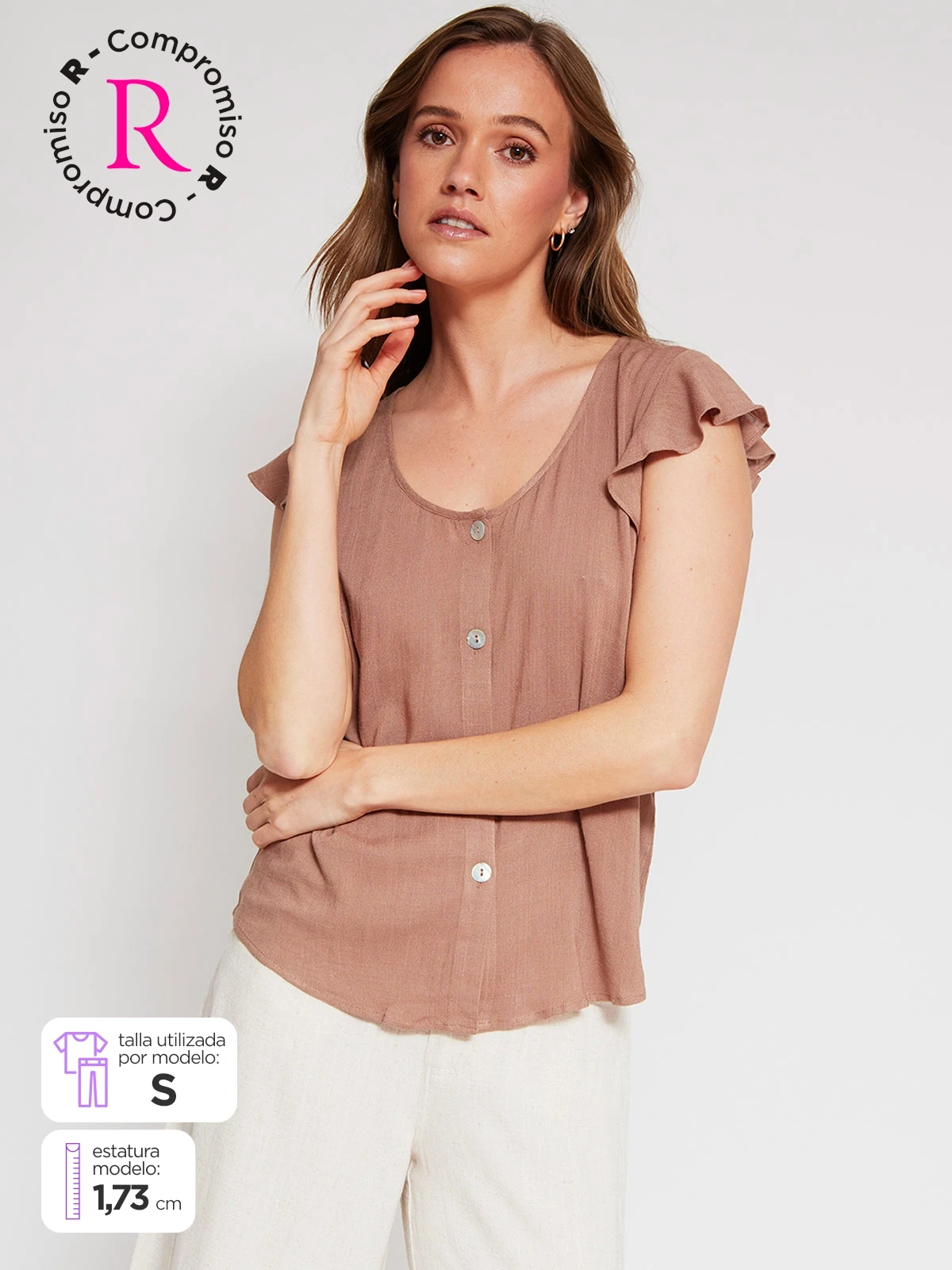 BLUSA MANGA CORTA MUJER NAVIGATA - 1