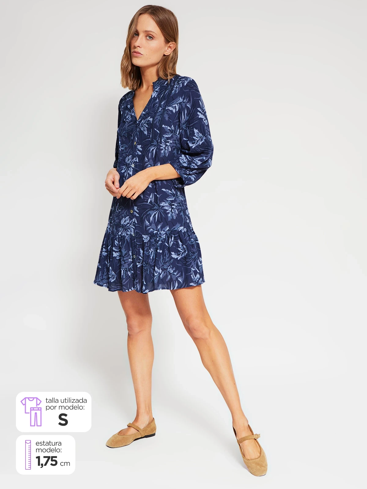 VESTIDO CORTO MUJER NAVIGATA - 1