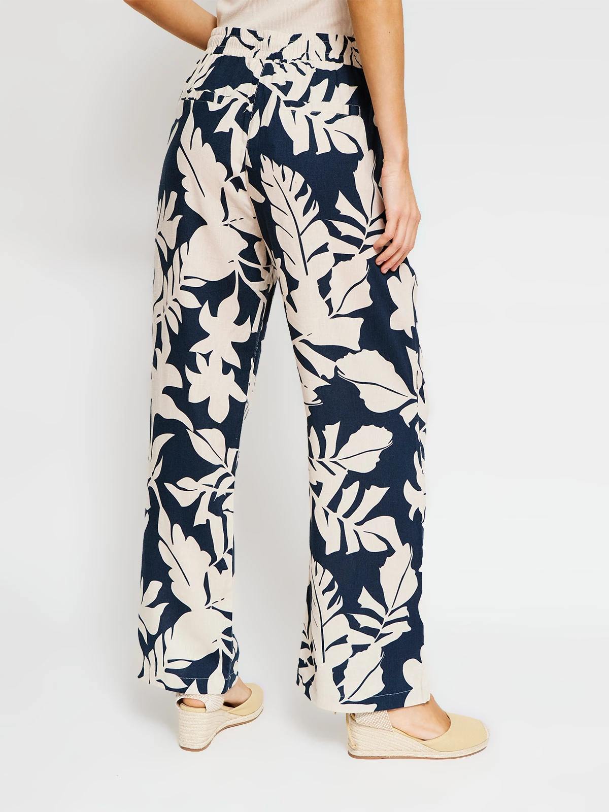 PANTALÓN LINO REGULAR MUJER AZIZ - 3