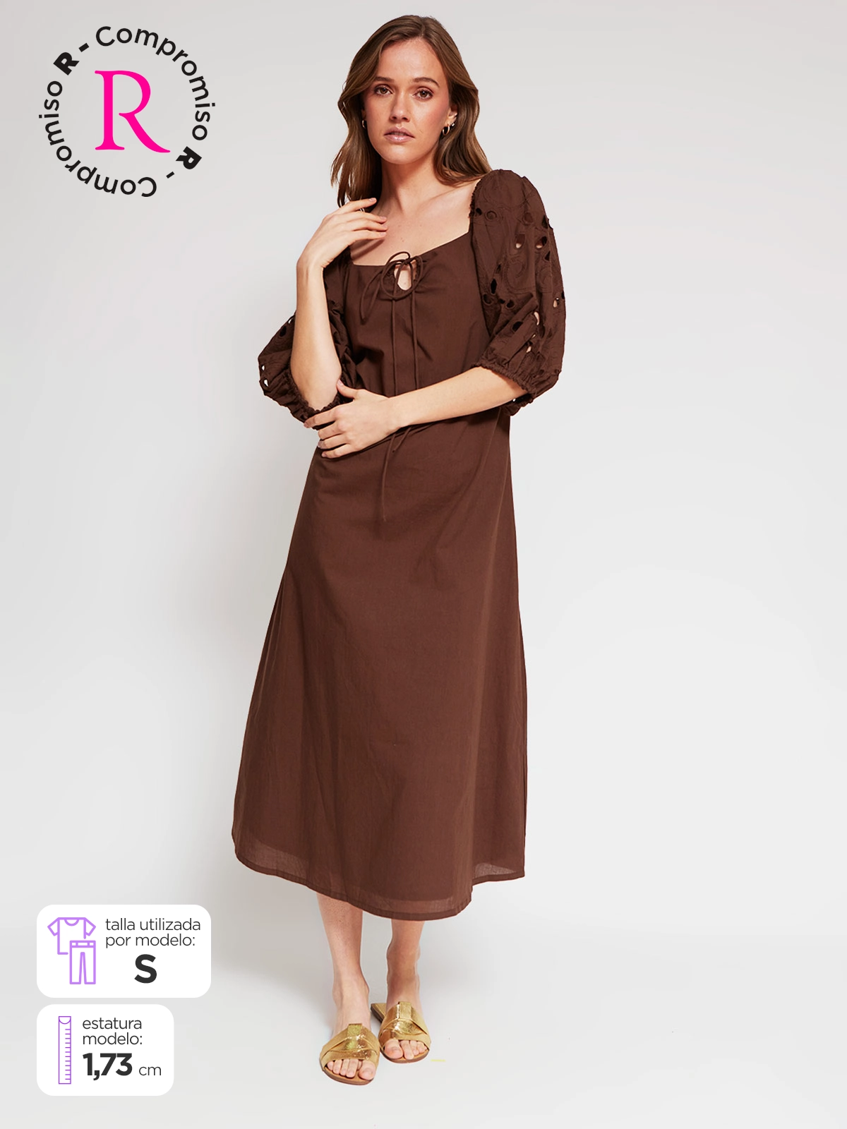 VESTIDO LARGO MUJER NAVIGATA - 1