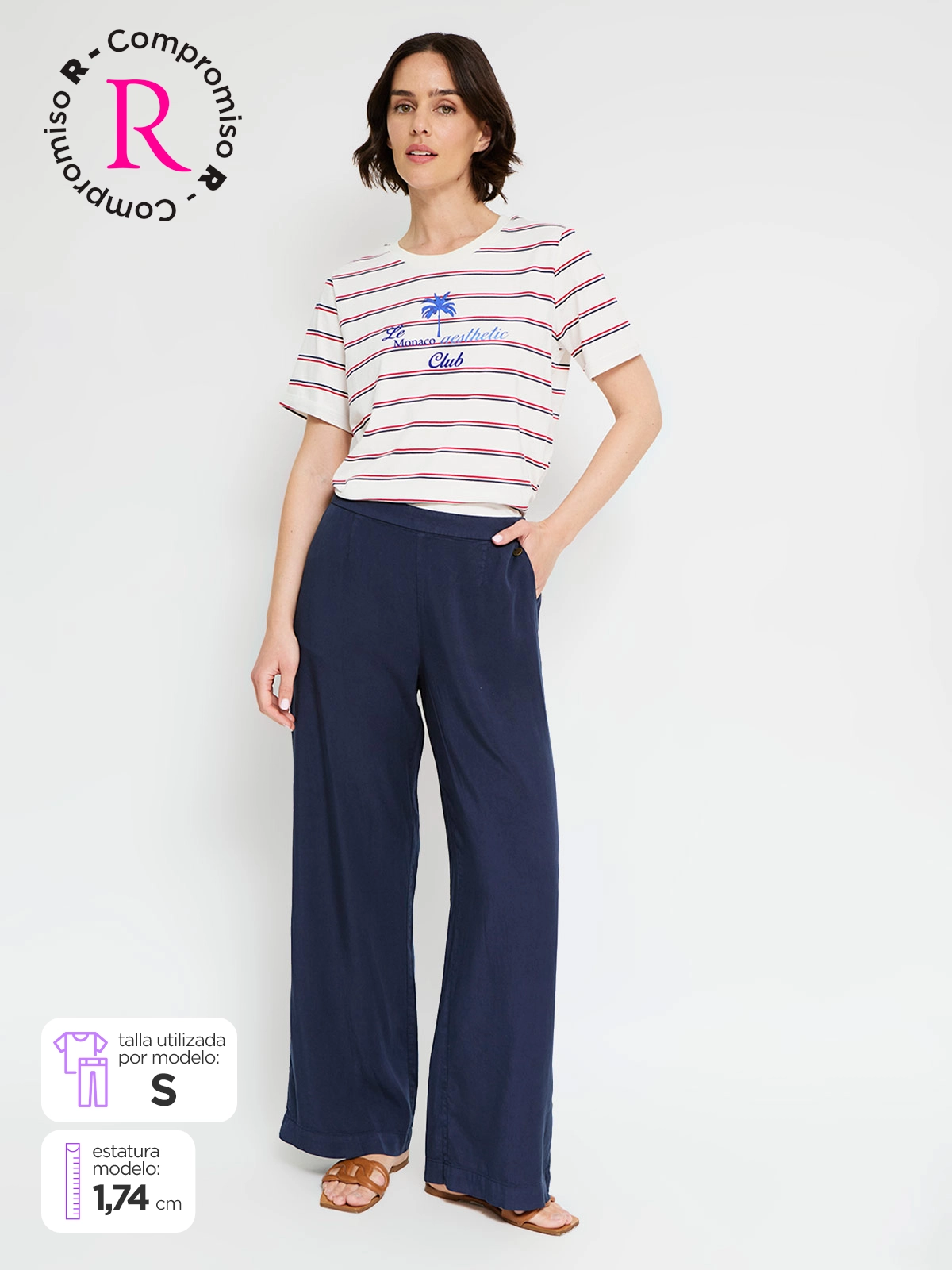PANTALÓN REGULAR MUJER NAVIGATA - 1