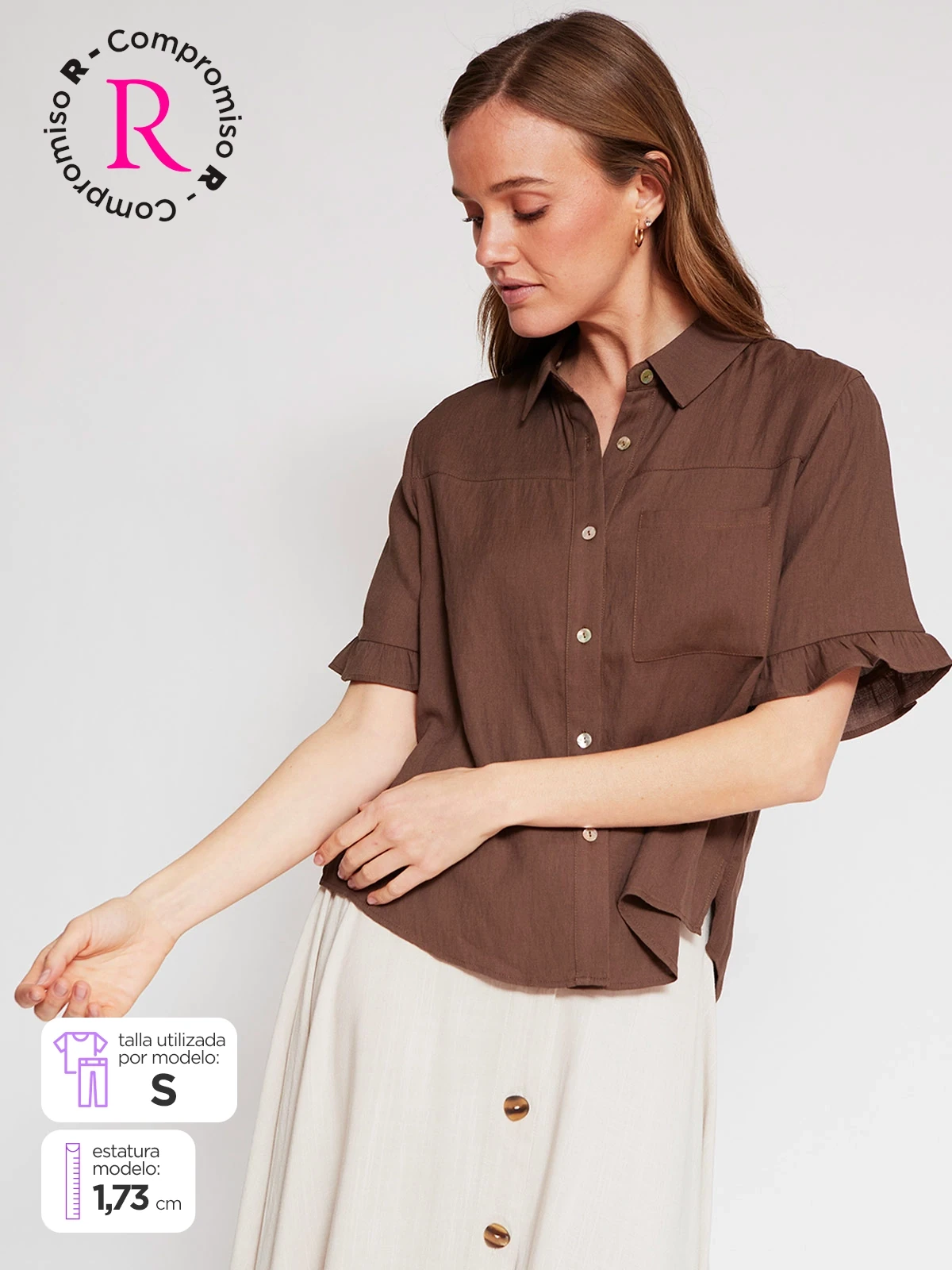 BLUSA MANGA CORTA MUJER NAVIGATA - 1