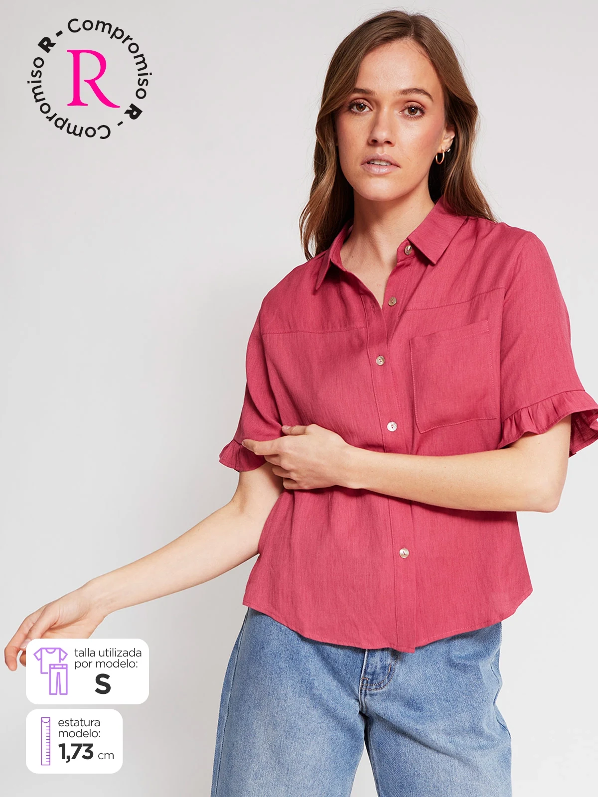 BLUSA MANGA CORTA MUJER NAVIGATA - 1