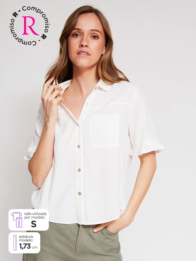 BLUSA MANGA CORTA MUJER NAVIGATA - 1