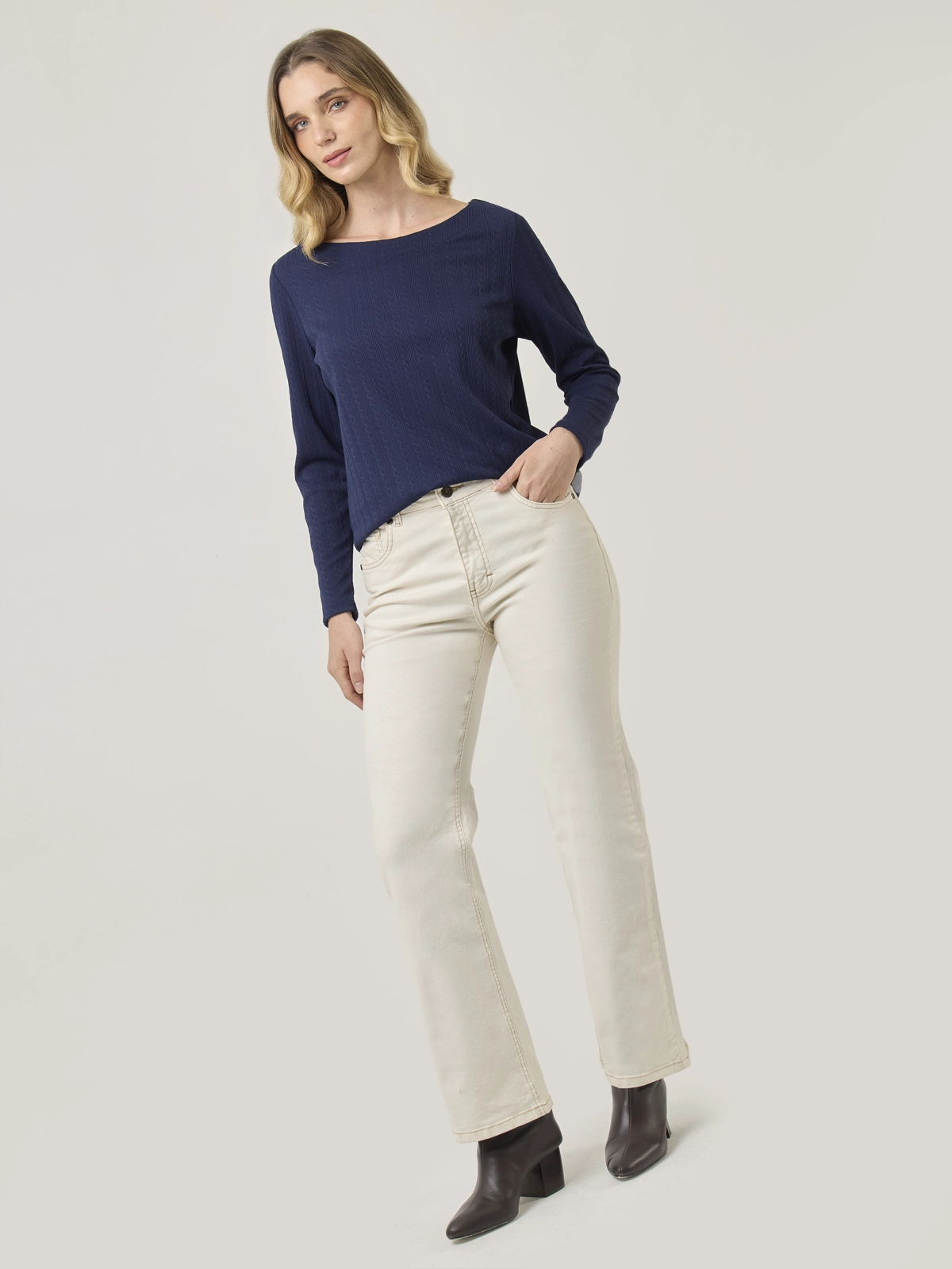 POLO MANGA LARGA MUJER AZIZ ALE - 5