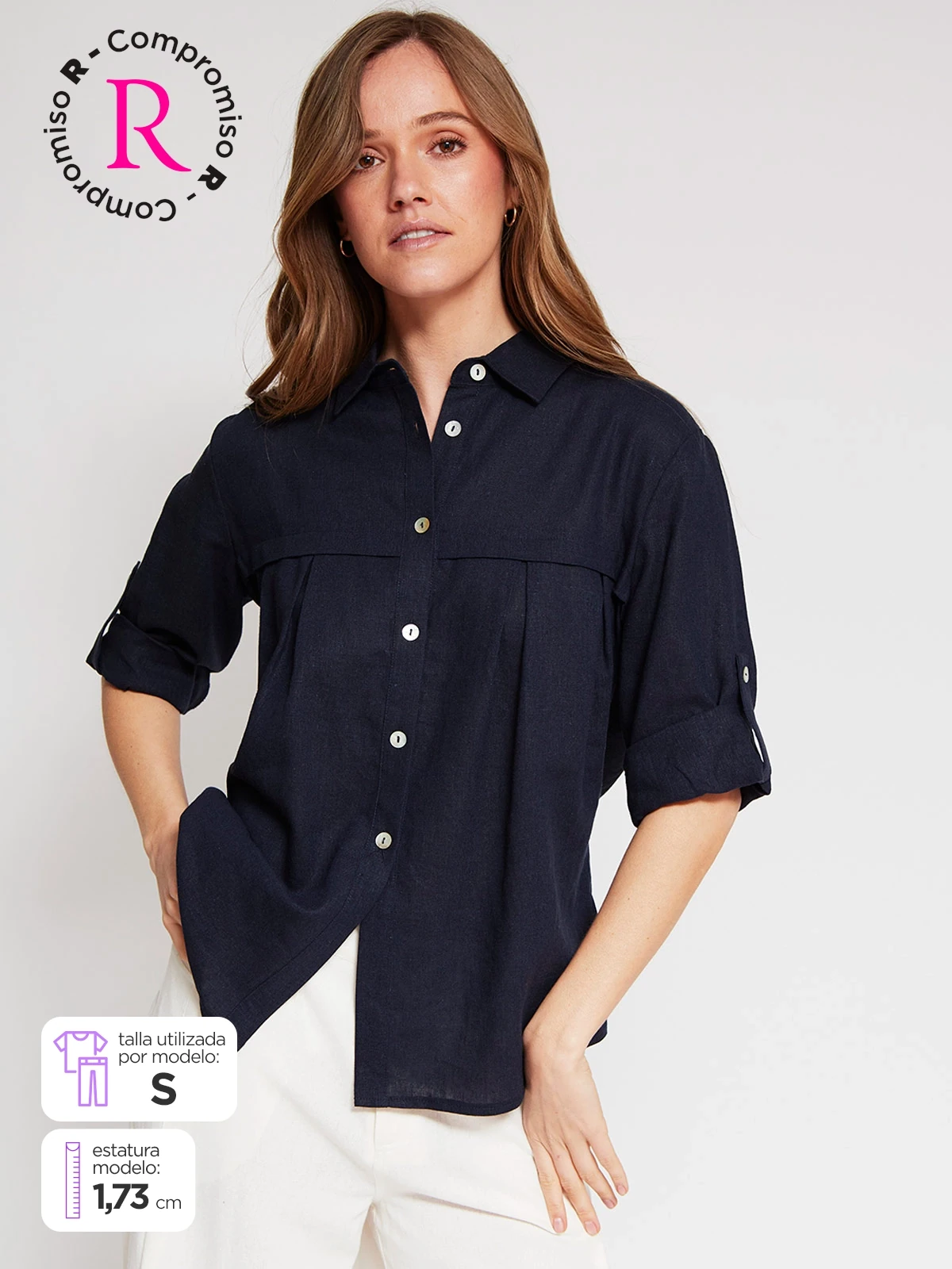 BLUSA MANGA 3/4 MUJER NAVIGATA - 1