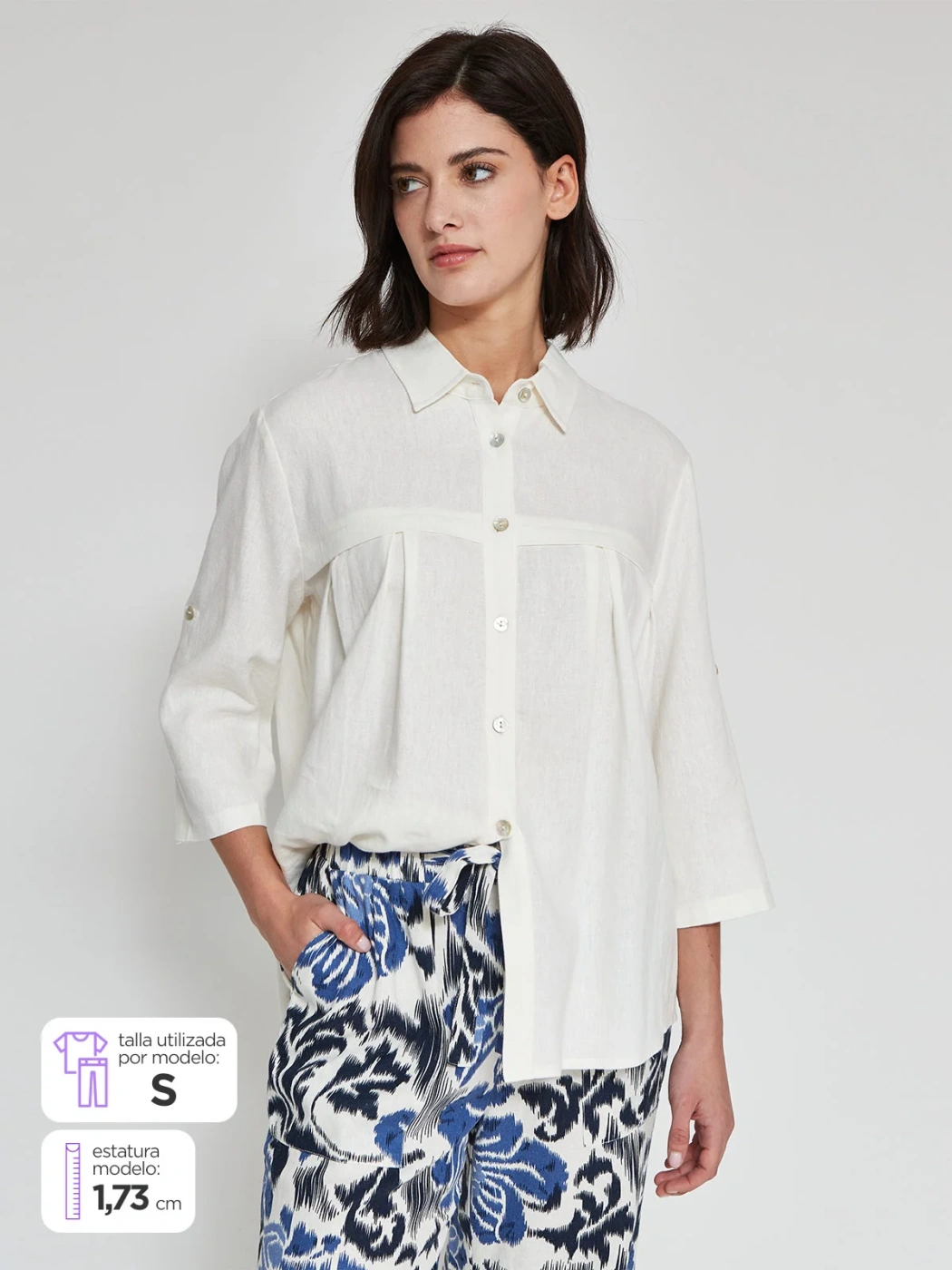 BLUSA MANGA 3/4 MUJER NAVIGATA - 1