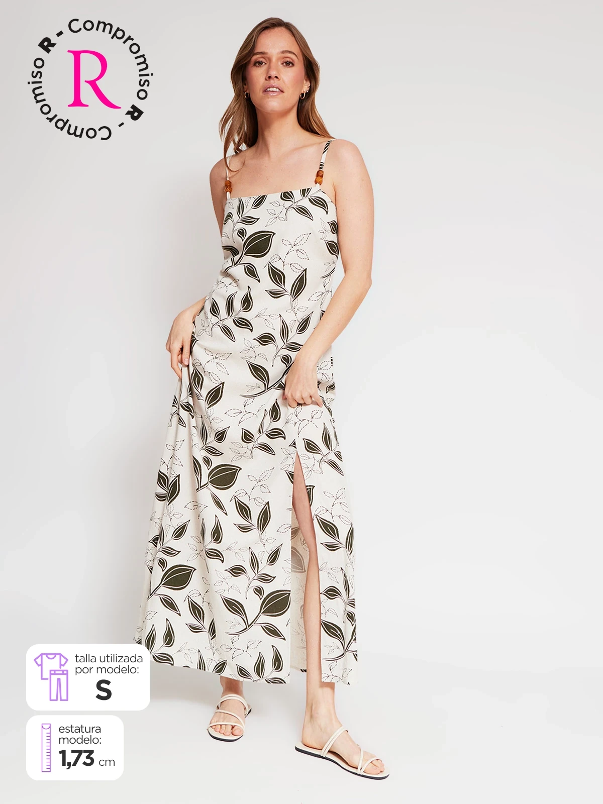 VESTIDO LARGO MUJER NAVIGATA - 1
