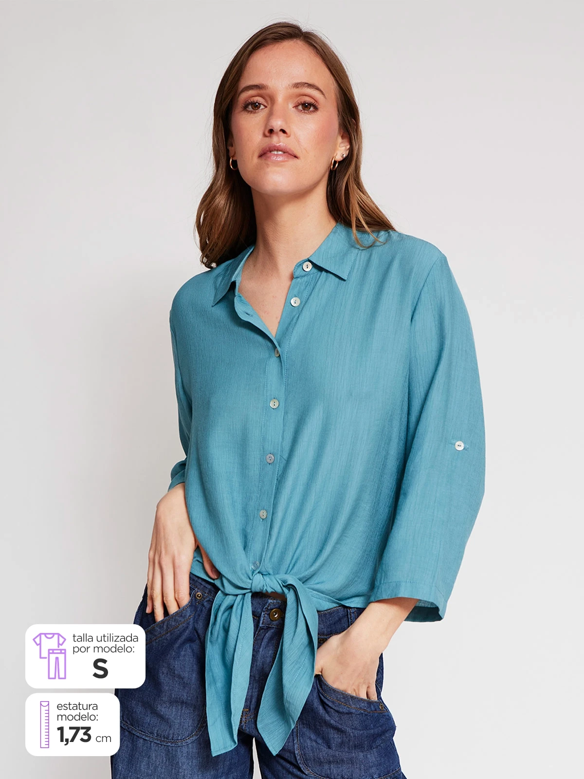 BLUSA MANGA 3/4 MUJER NAVIGATA - 1