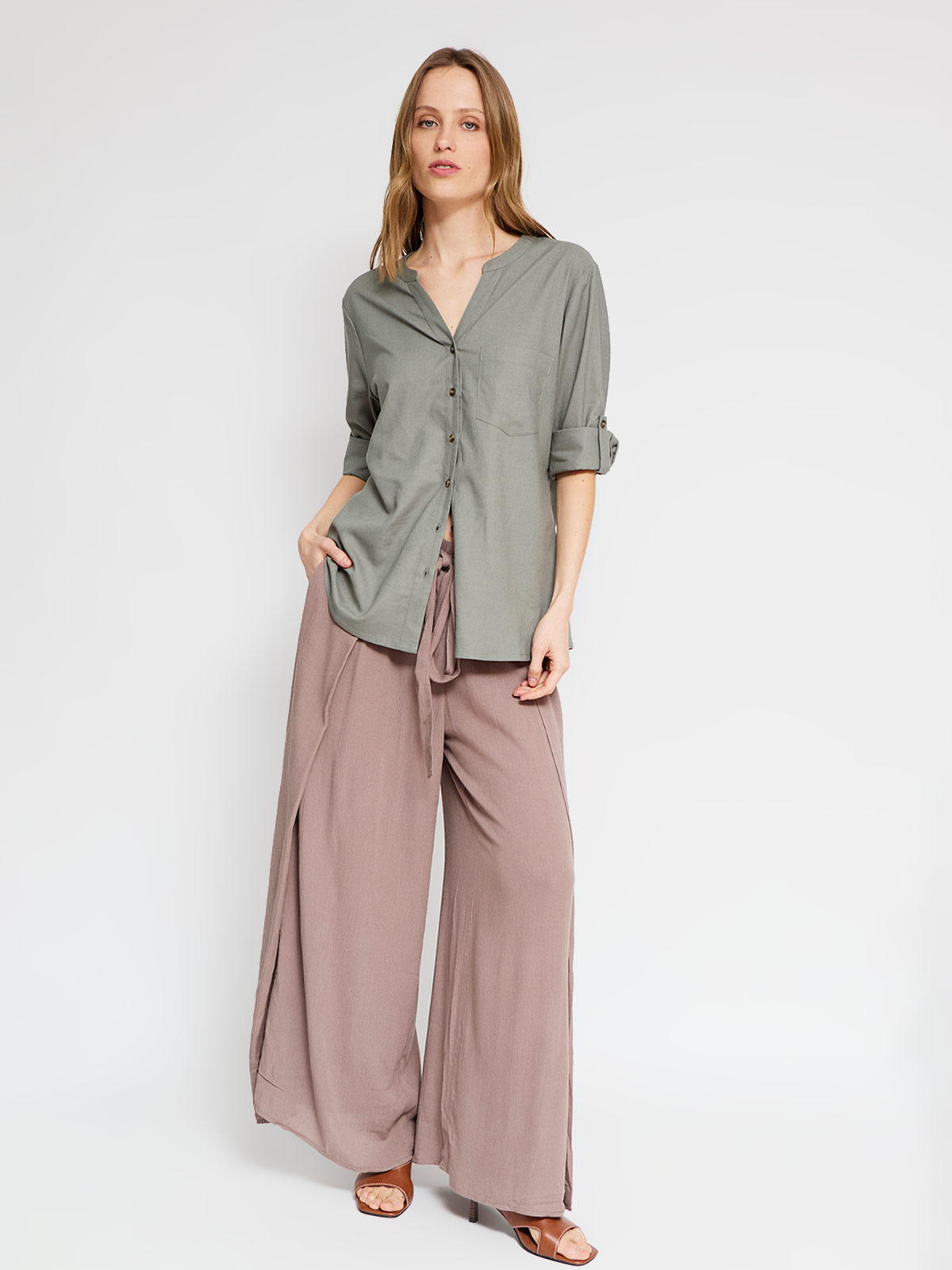 BLUSA MANGA 3/4 MUJER AZIZ - 4