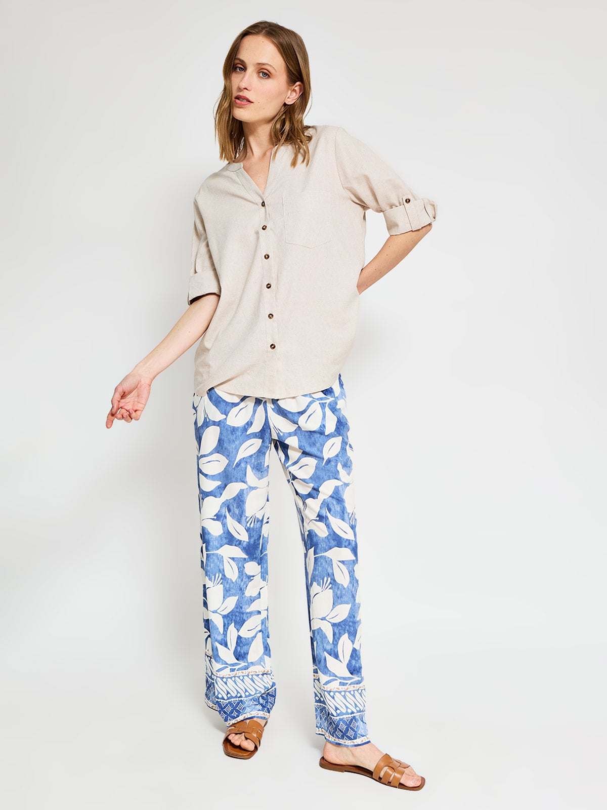 BLUSA MANGA 3/4 MUJER AZIZ - 4