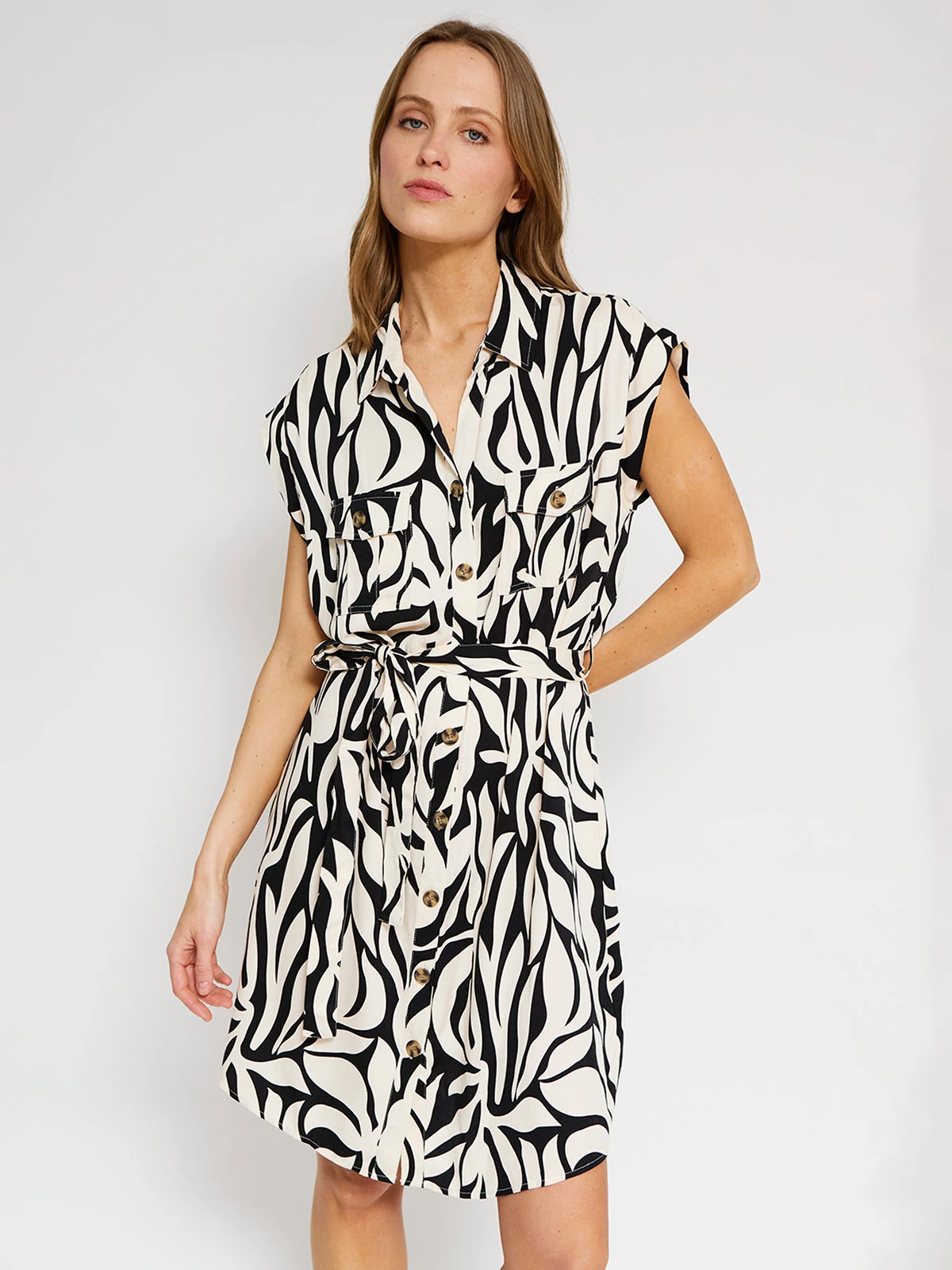 VESTIDO CORTO MUJER AZIZ - 2