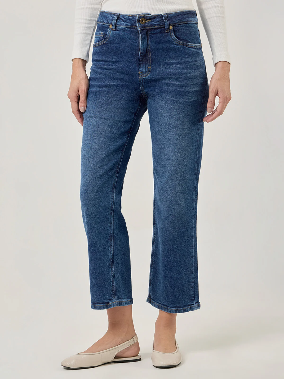 JEANS REGULAR MUJER NAVIGATA BIANCA - 3