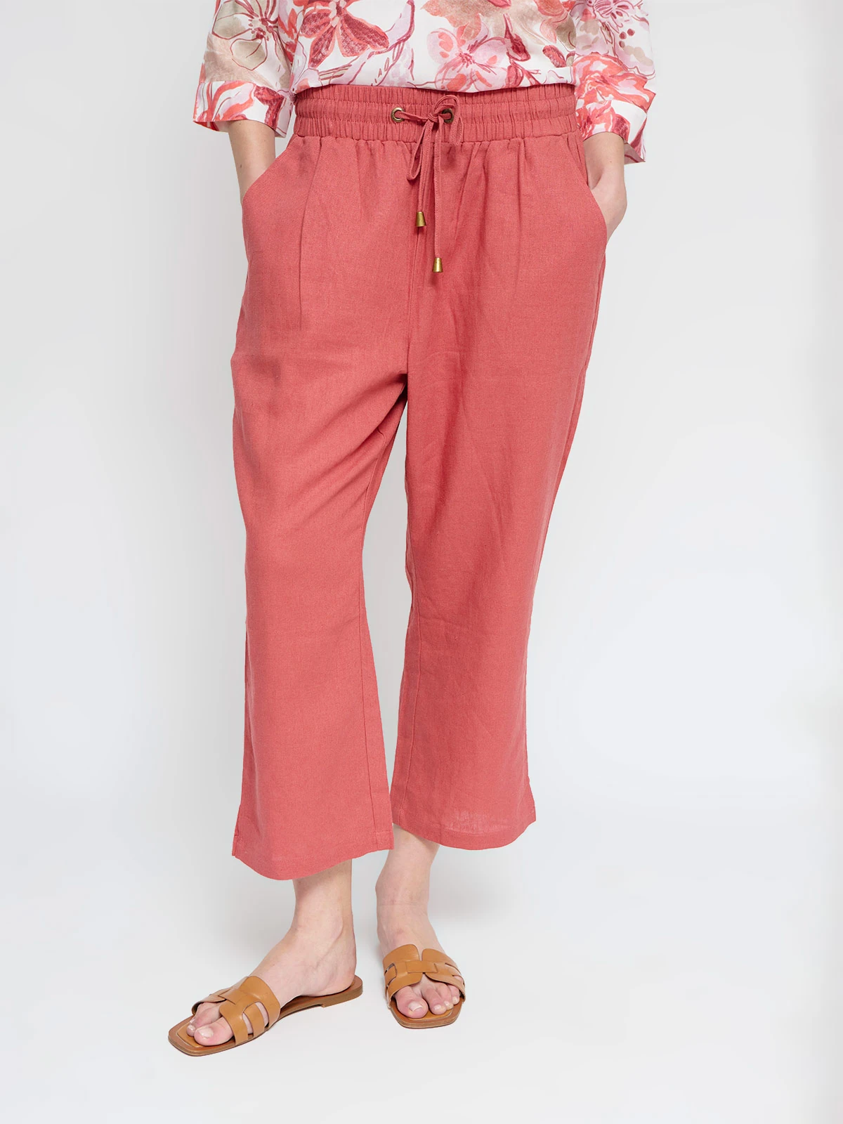 PANTALÓN LINO REGULAR MUJER AZIZ - 2