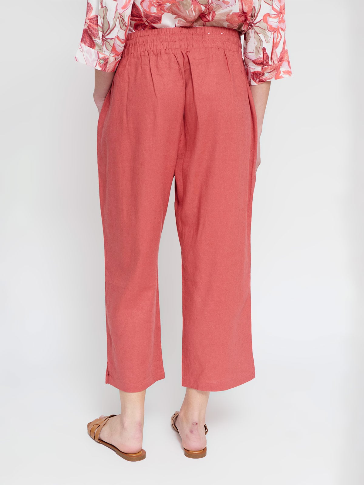 PANTALÓN LINO REGULAR MUJER AZIZ - 3