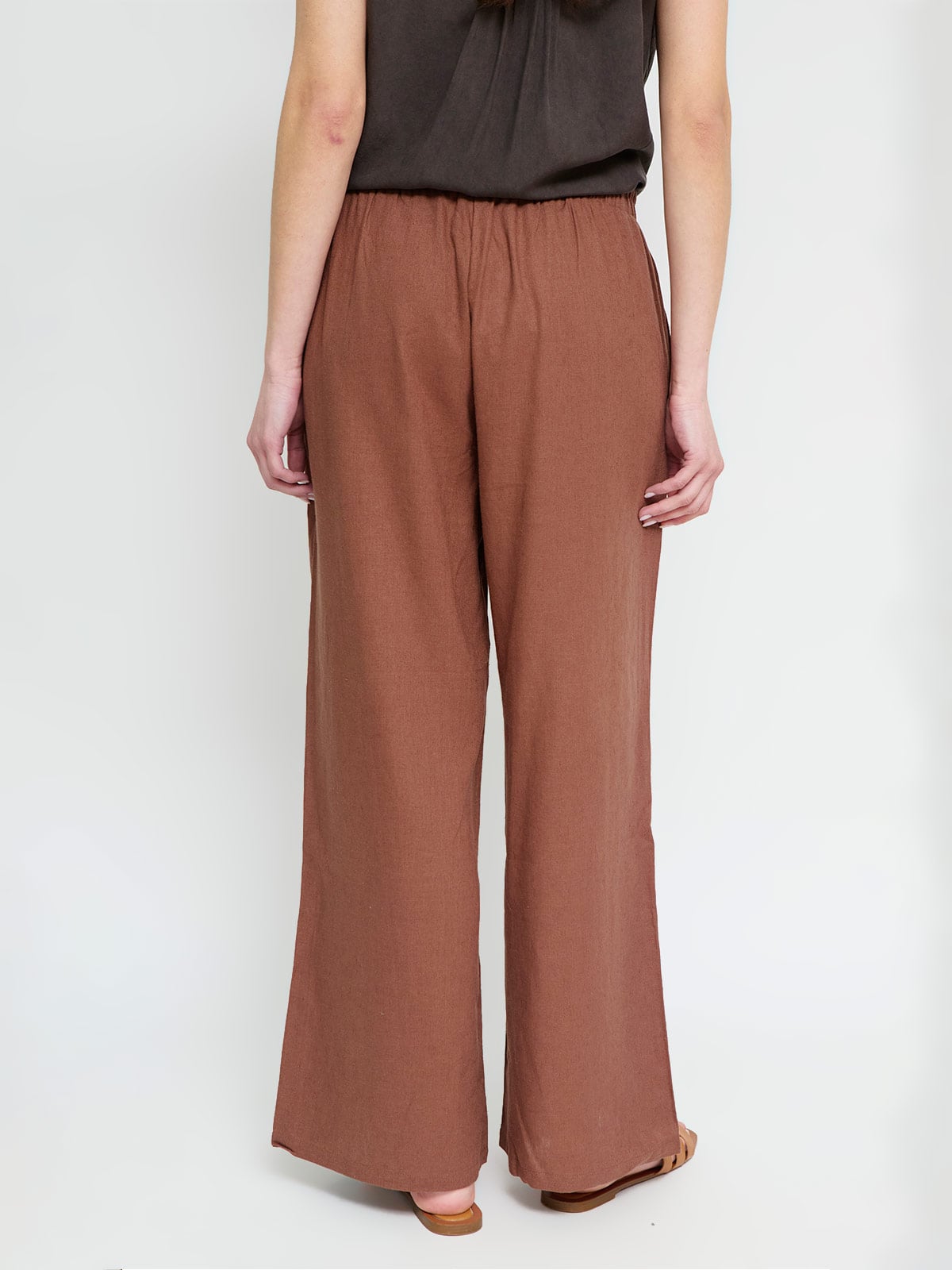 PANTALÓN LINO REGULAR MUJER AZIZ - 3