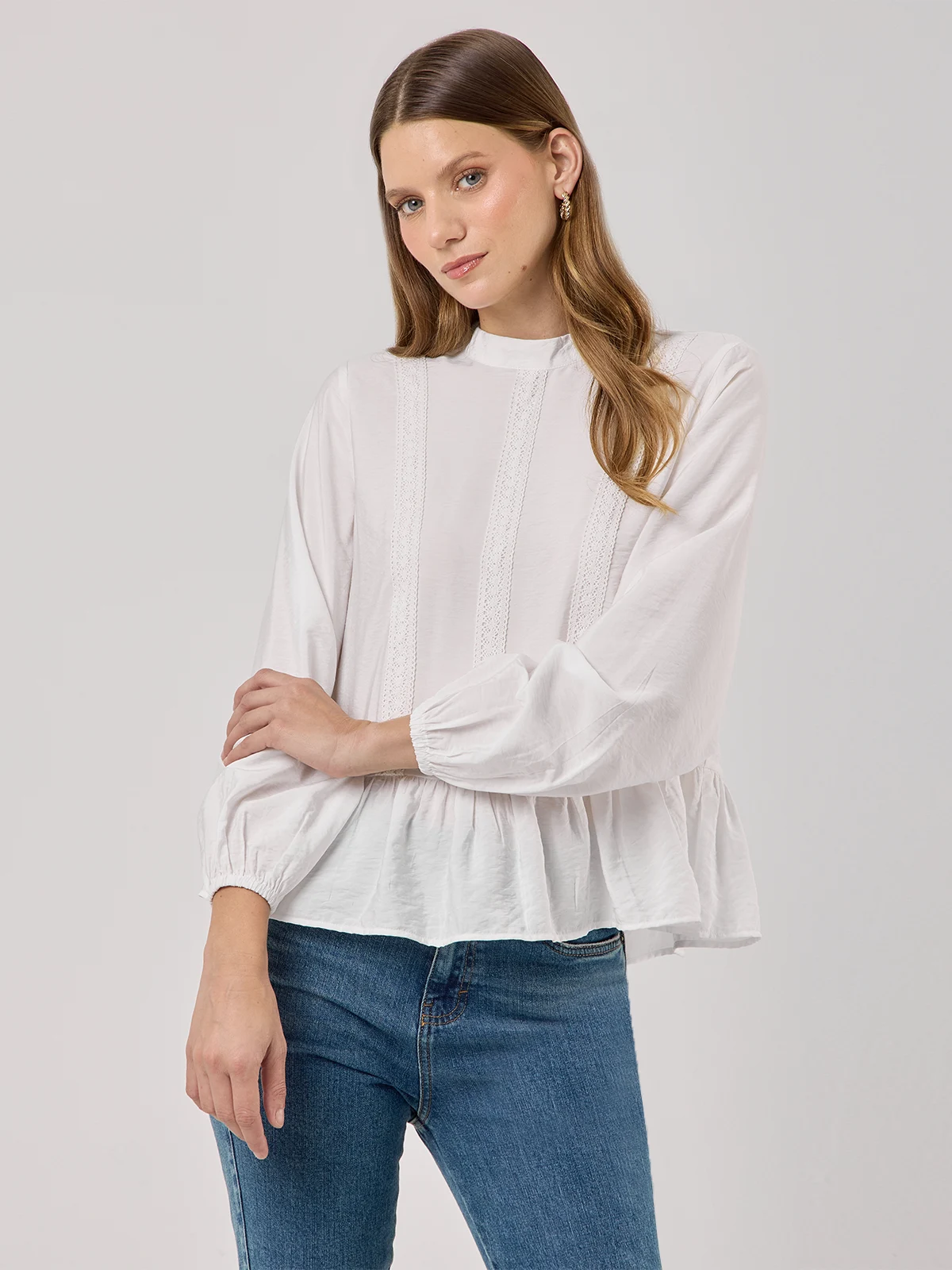 BLUSA MANGA LARGA MUJER NAVIGATA - 1
